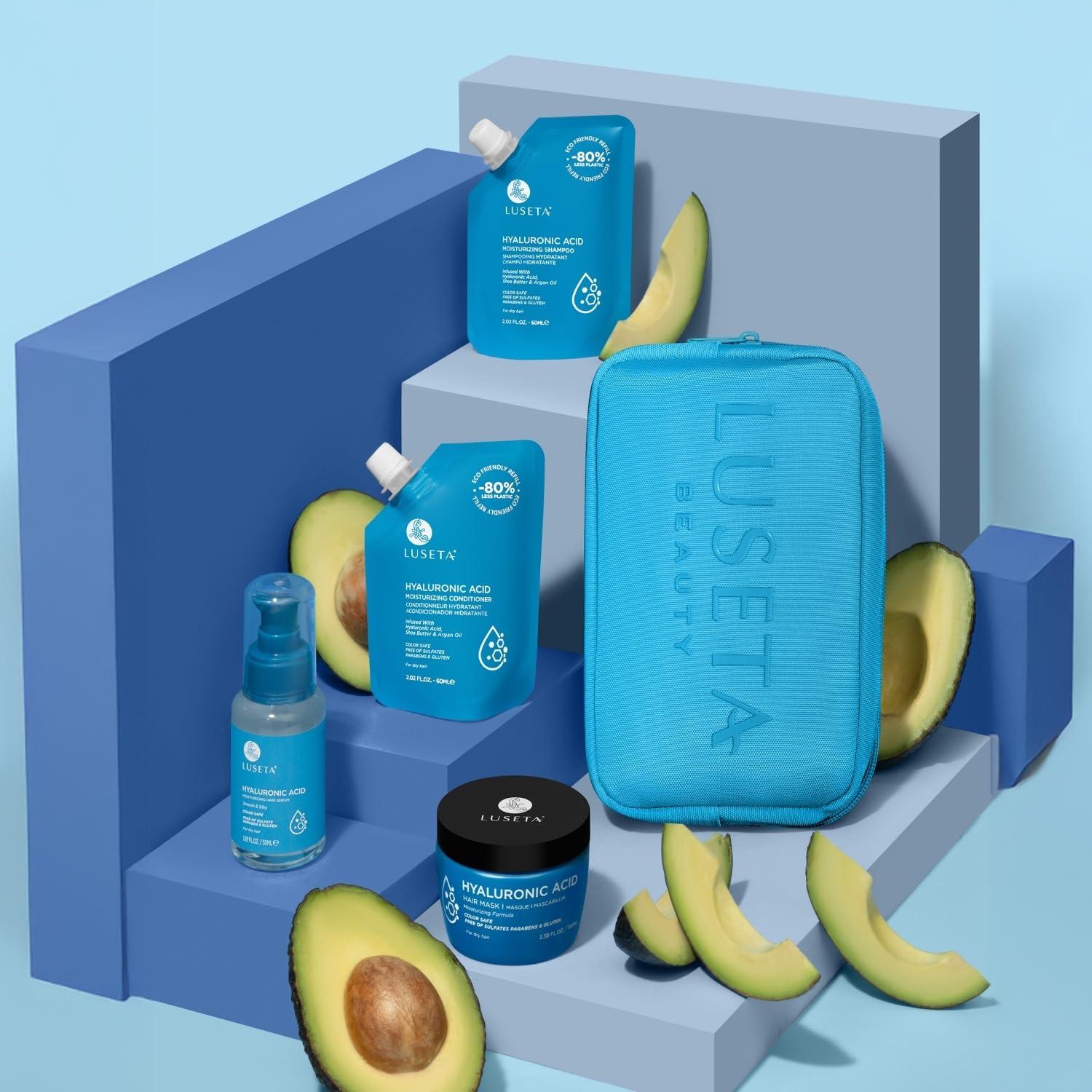 Kit de Hidratación Capilar Luseta 4 Piezas Ácido Hialurónico