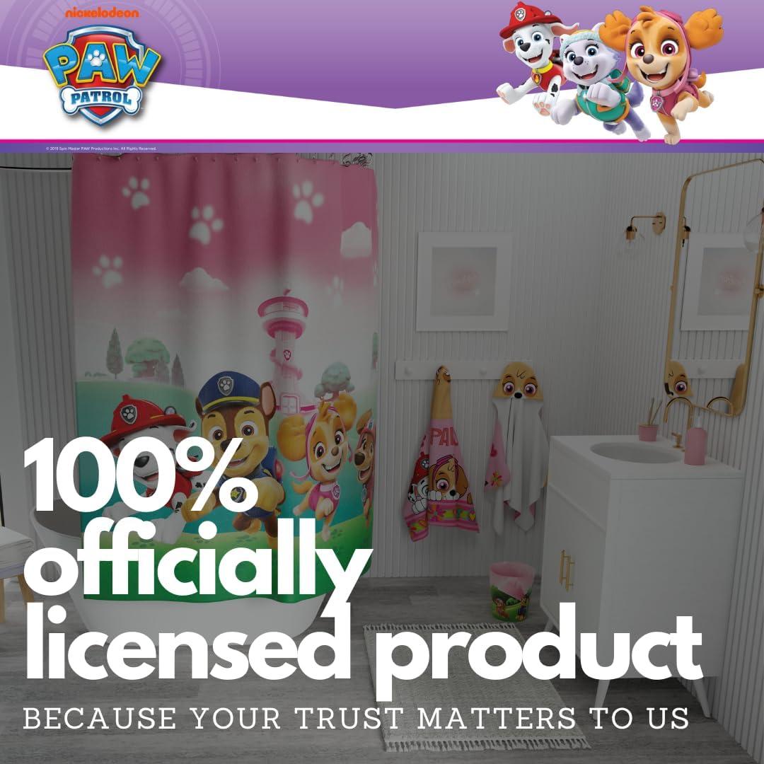 Cortina de Ducha Franco Paw Patrol Skye 72x72 Microfibra