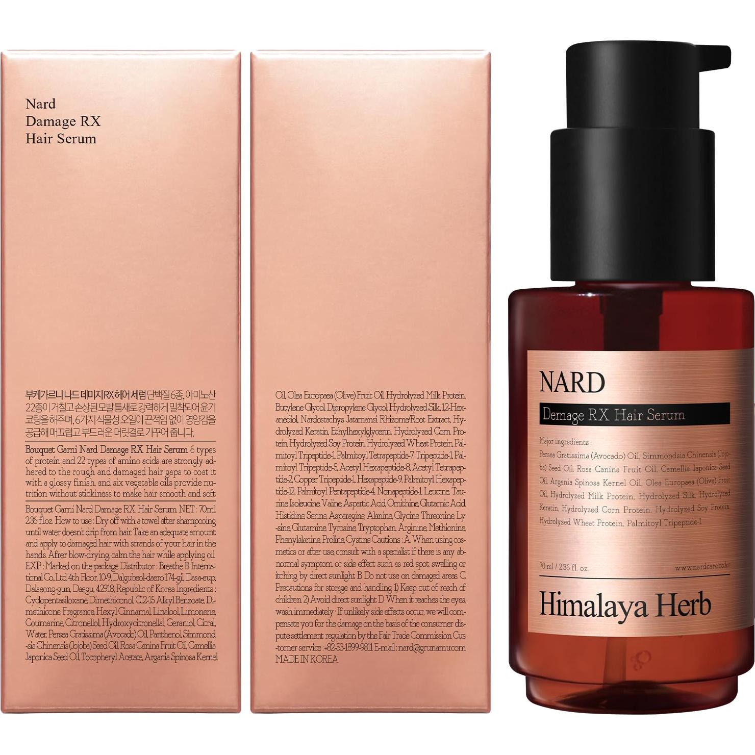 Sérum para Cabello Dañado NARD RX 66.96 g - Hidratación y Suavidad