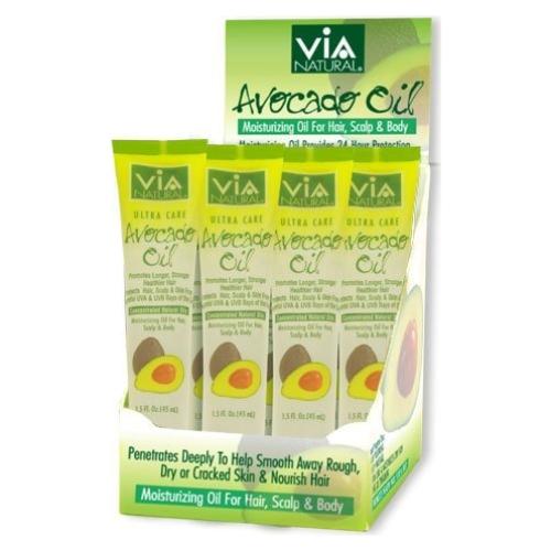 Aceite de Aguacate VIA Natural Ultra Care 3x44.36ml - Cabello Saludable