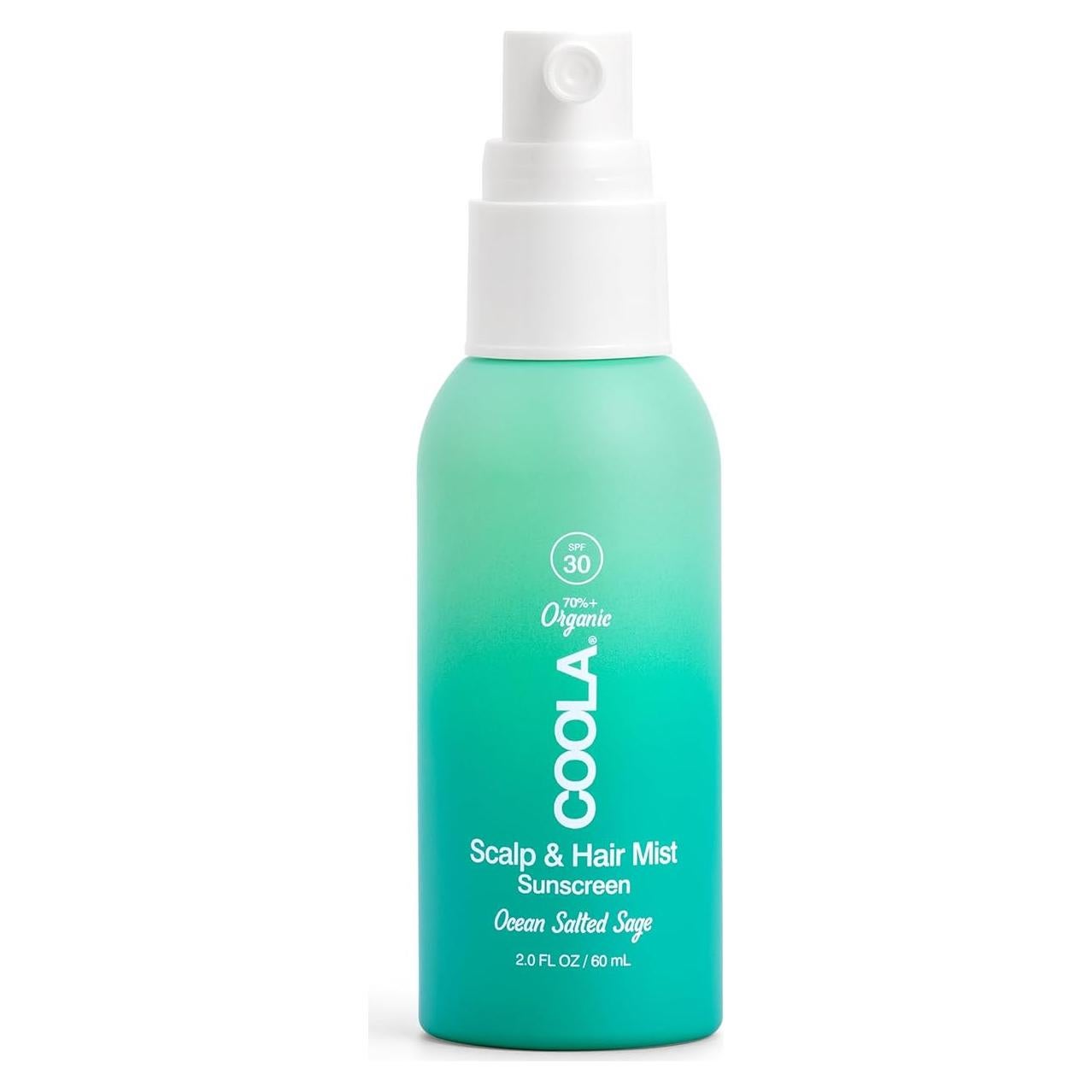 Spray Solar Orgánico COOLA para Cabello y Cuero Cabelludo SPF 30
