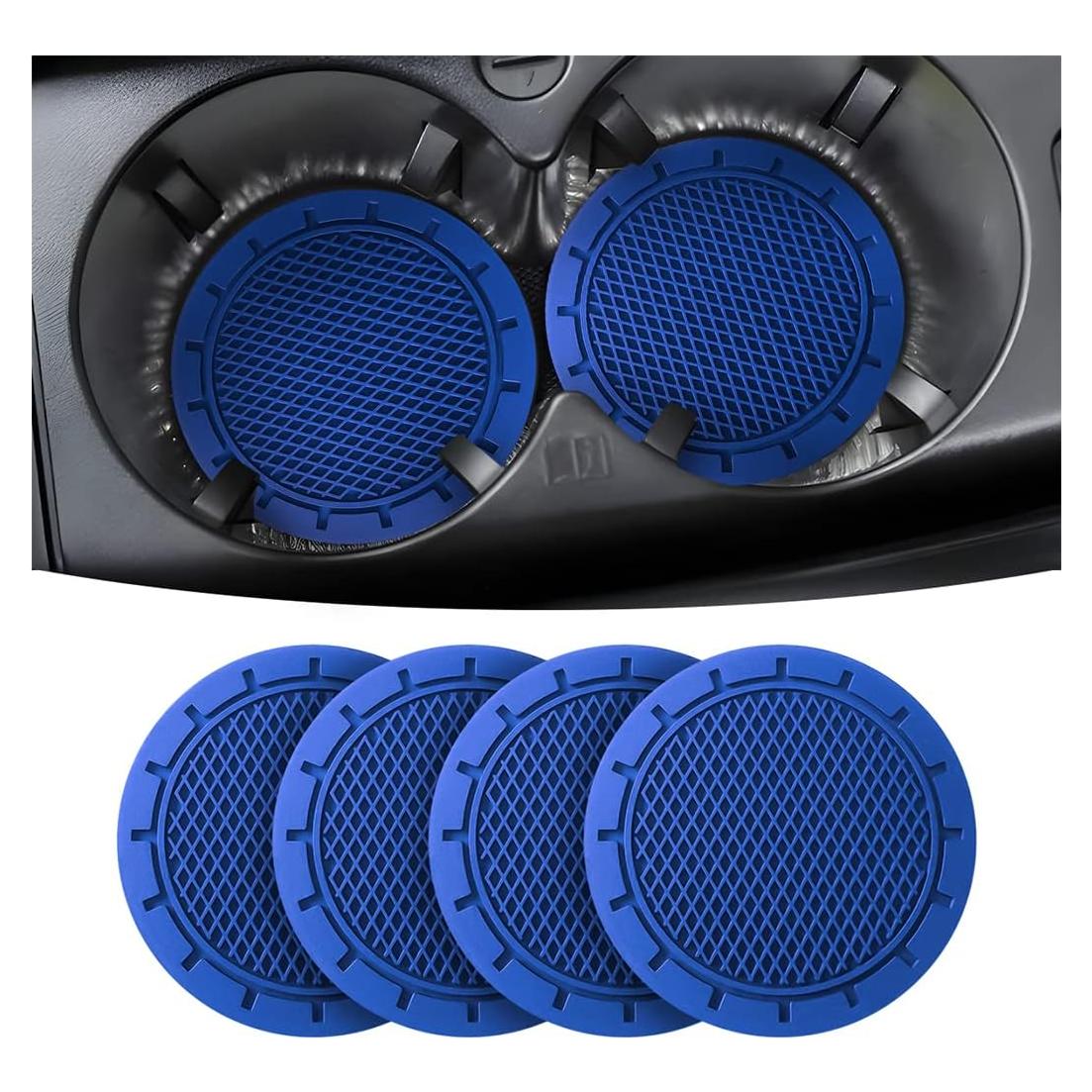 Paquete de 4 posavasos 8sanlione redondos antideslizantes