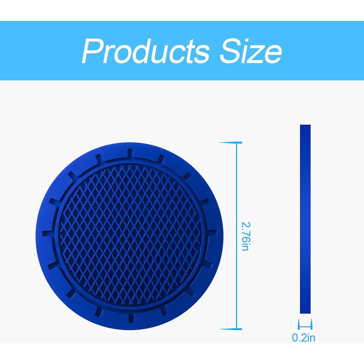 Paquete de 4 posavasos 8sanlione redondos antideslizantes