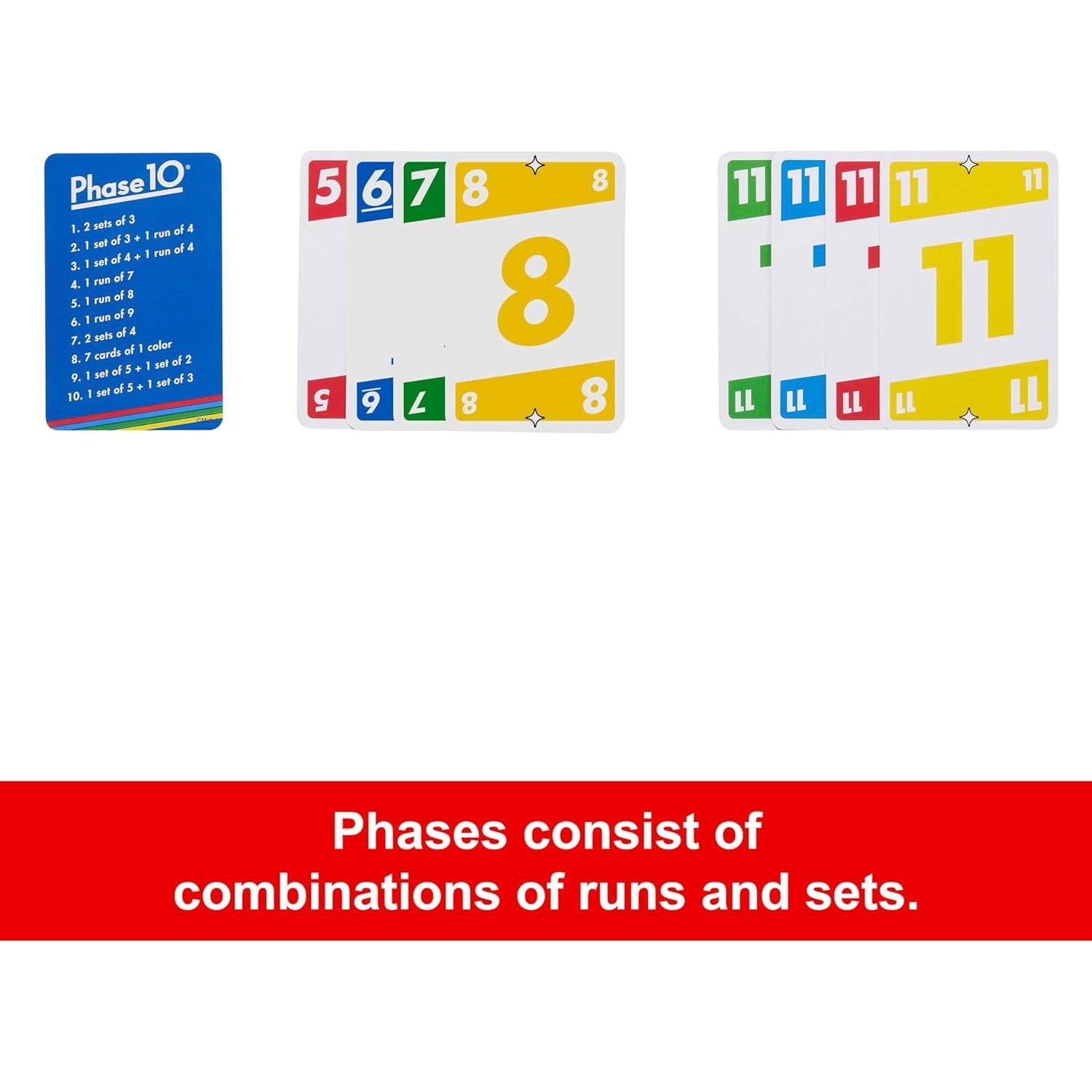 Juego de Cartas Phase 10 Mattel en Lata Decorativa