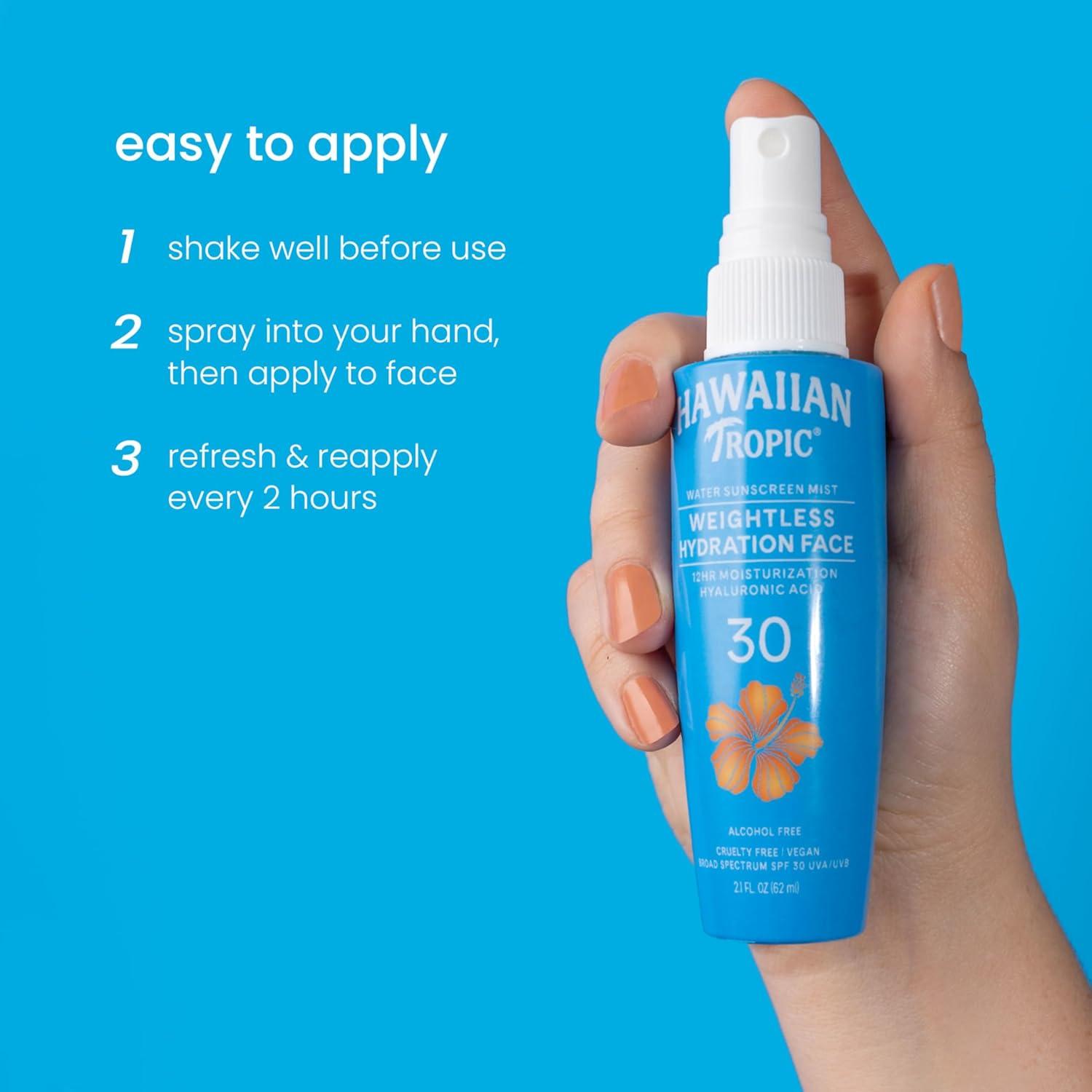 Hawaiian Tropic Spray Protector Solar Facial SPF 30 62.37 ml