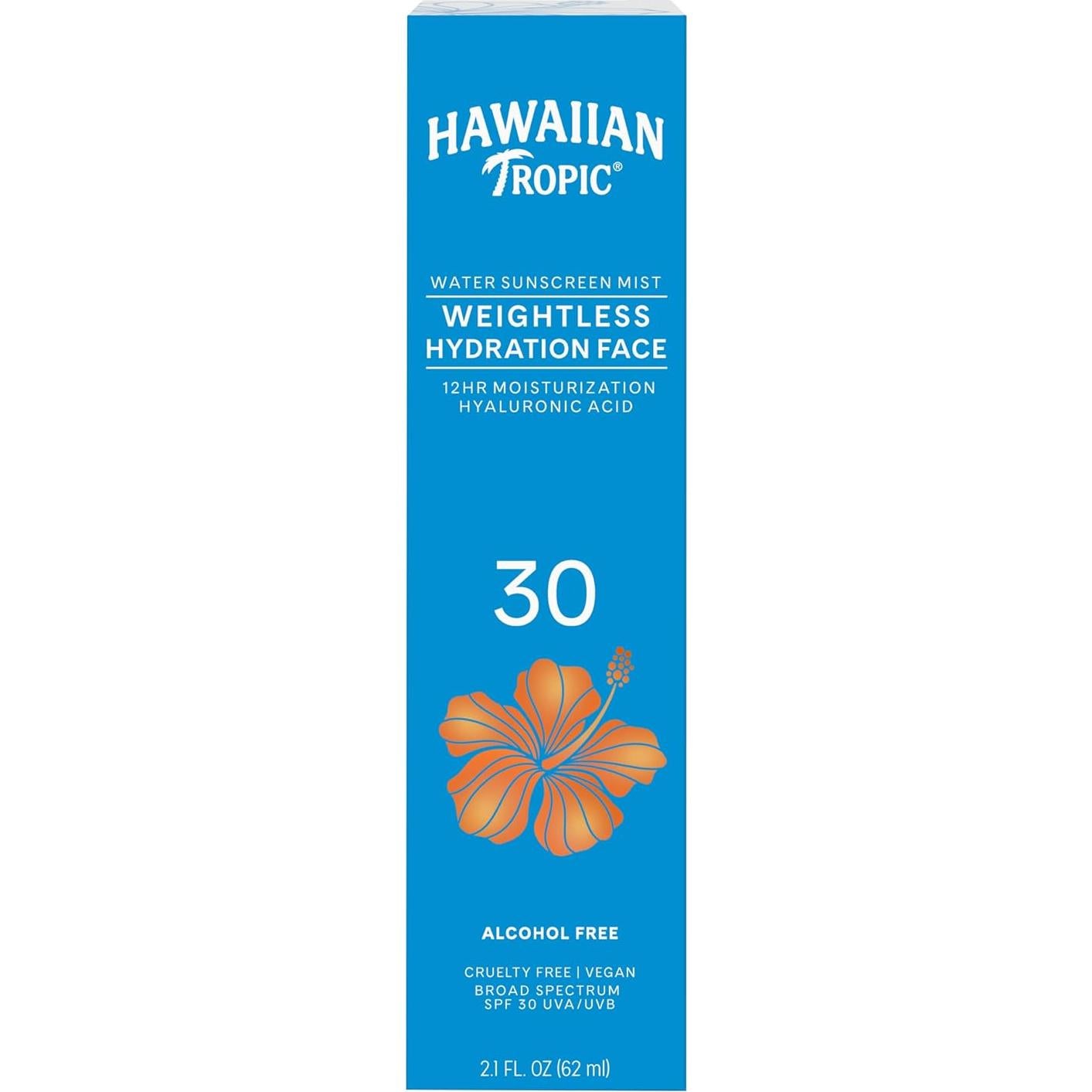 Hawaiian Tropic Spray Protector Solar Facial SPF 30 62.37 ml