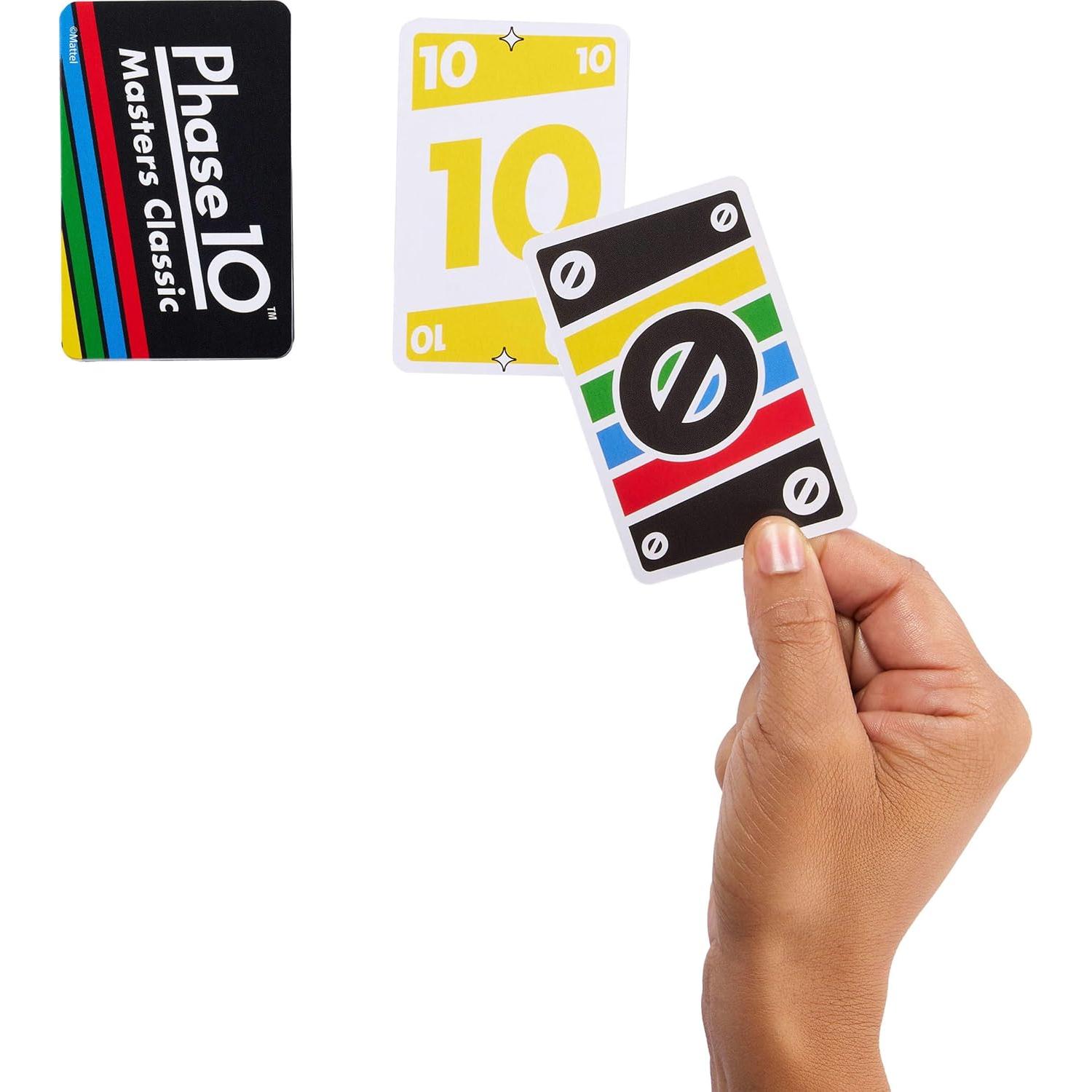 Juego de cartas Phase 10 Masters Mattel para 2 a 6 jugadores