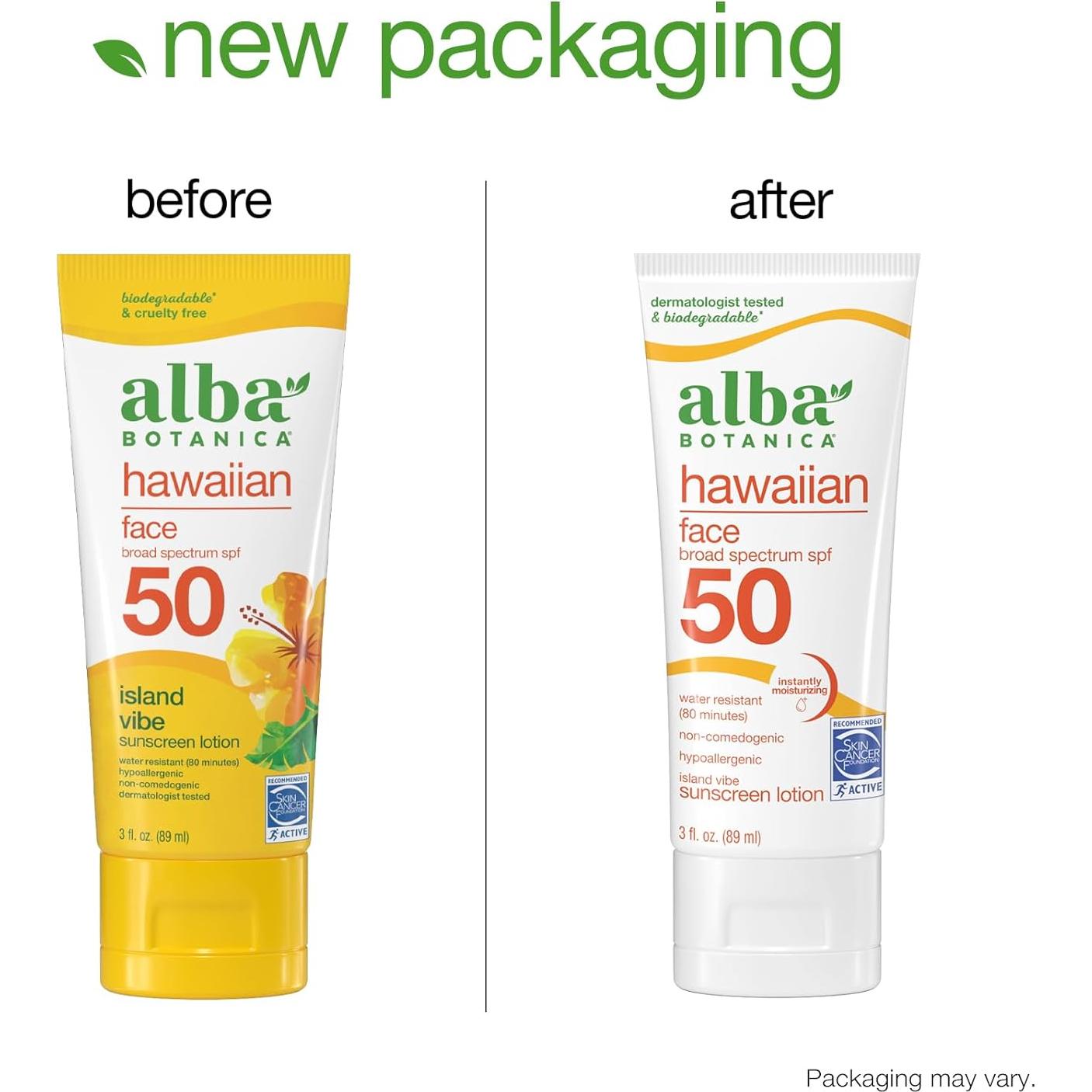 Protector Solar Alba Botanica SPF 50 Vibras de Isla 85 g