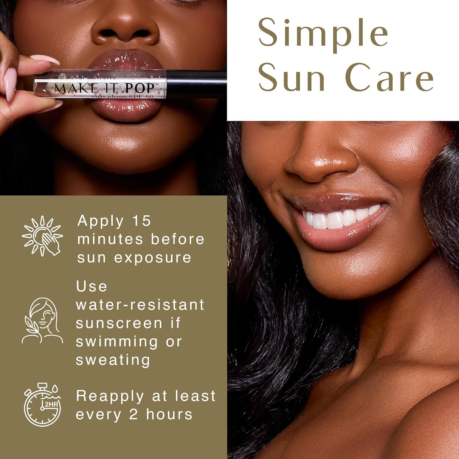 Brillo Solar BLACK GIRL SUNSCREEN SPF 50 - Cielos Claros
