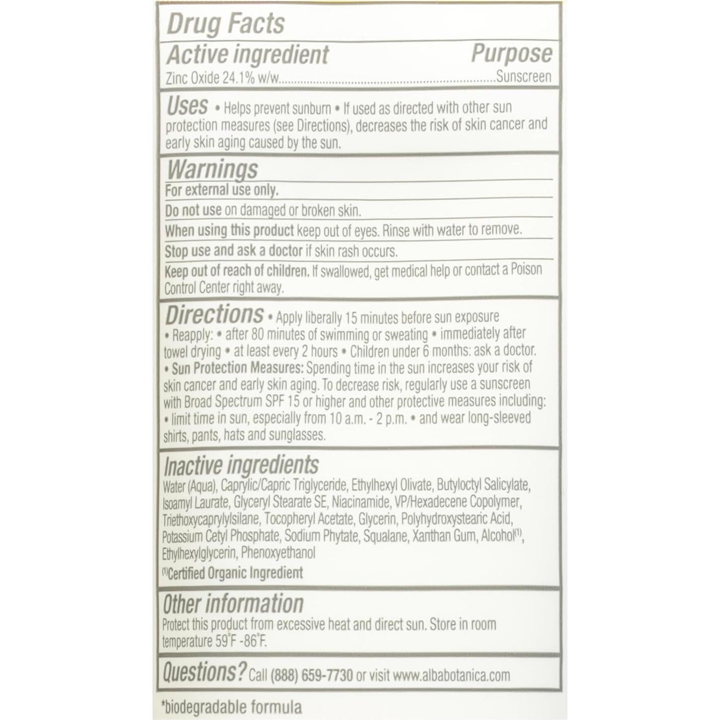 Protector Solar para Bebés Alba Botanica SPF 50 85g