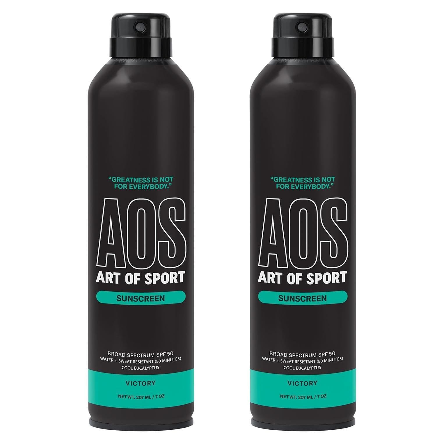 Protector Solar Art of Sport SPF 50 Eucalipto 198 g 2 Piezas