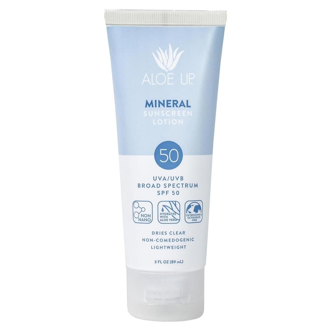 Protector Solar Mineral Aloe Up SPF 50 - 85g - Cara y Cuerpo