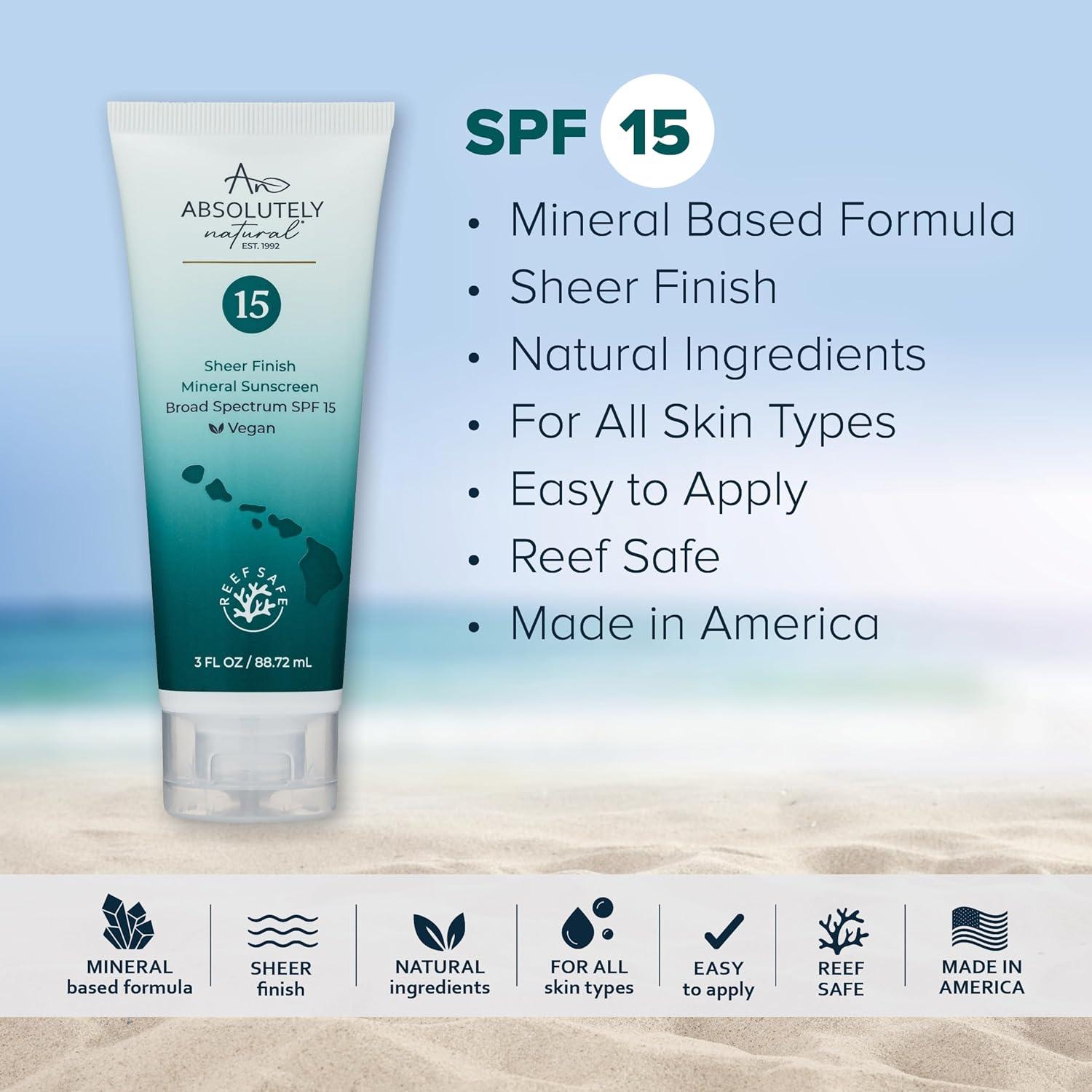 Protector Solar Mineral SPF 15 Absolutely Natural 85 g