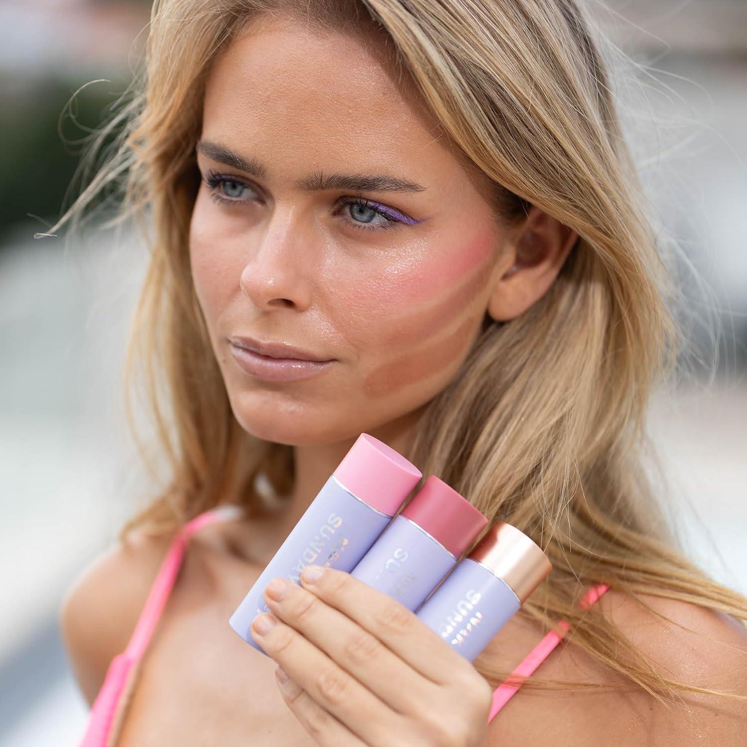 Bálsamo Brillante Mineral SPF 50 Naked Sundays 8g Bronce