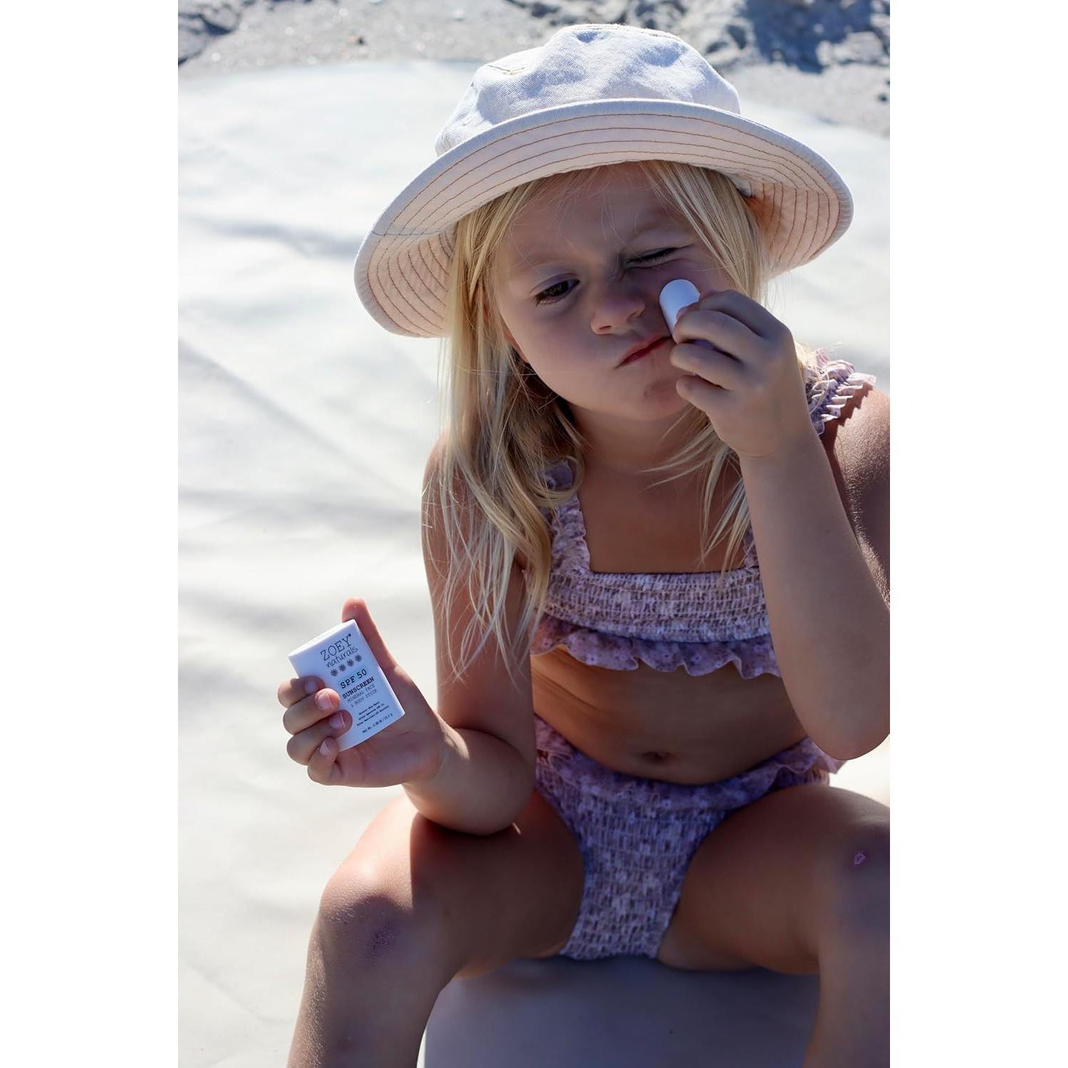 Stick Protector Solar Mineral SPF 50 Zoey Naturals - Bebés