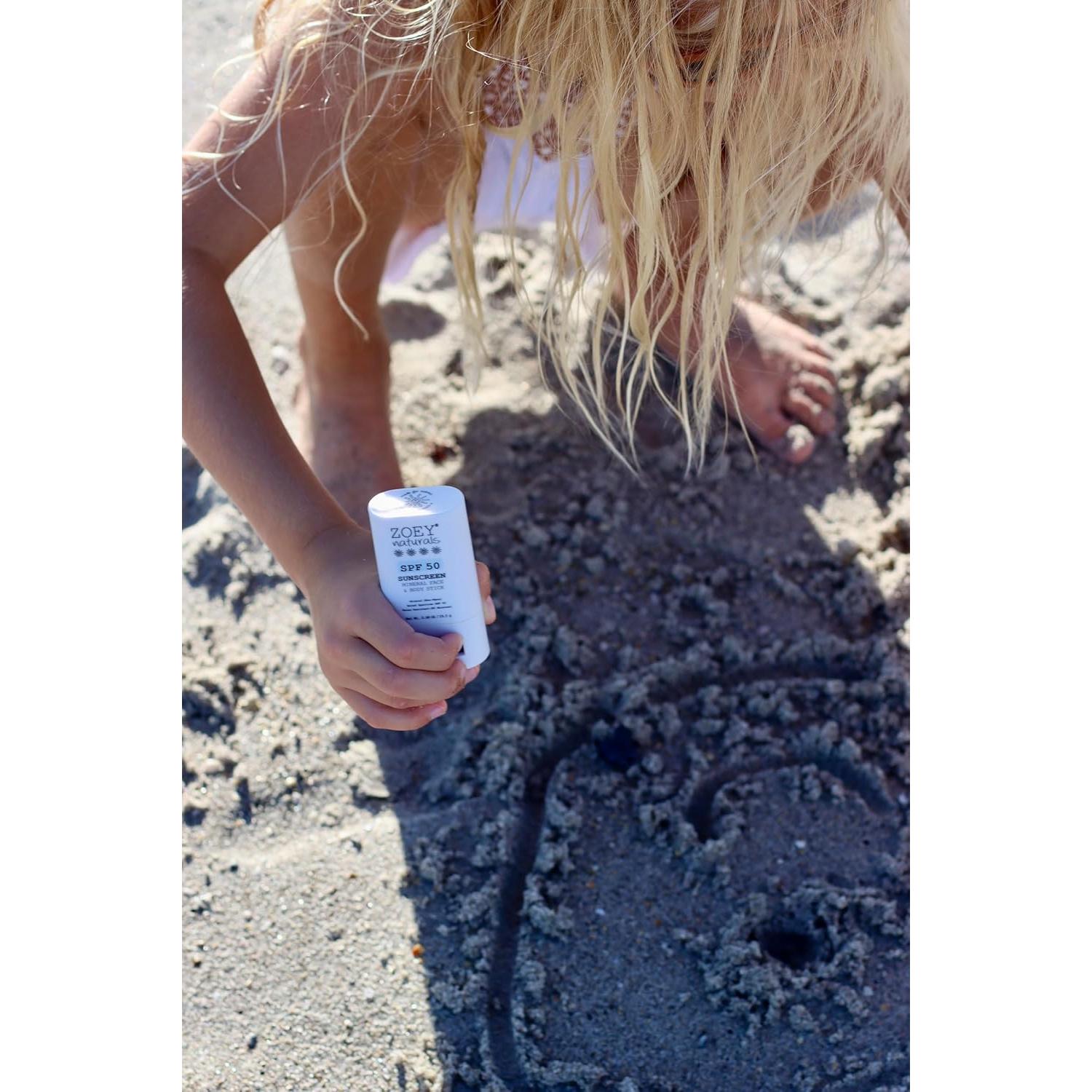 Stick Protector Solar Mineral SPF 50 Zoey Naturals - Bebés