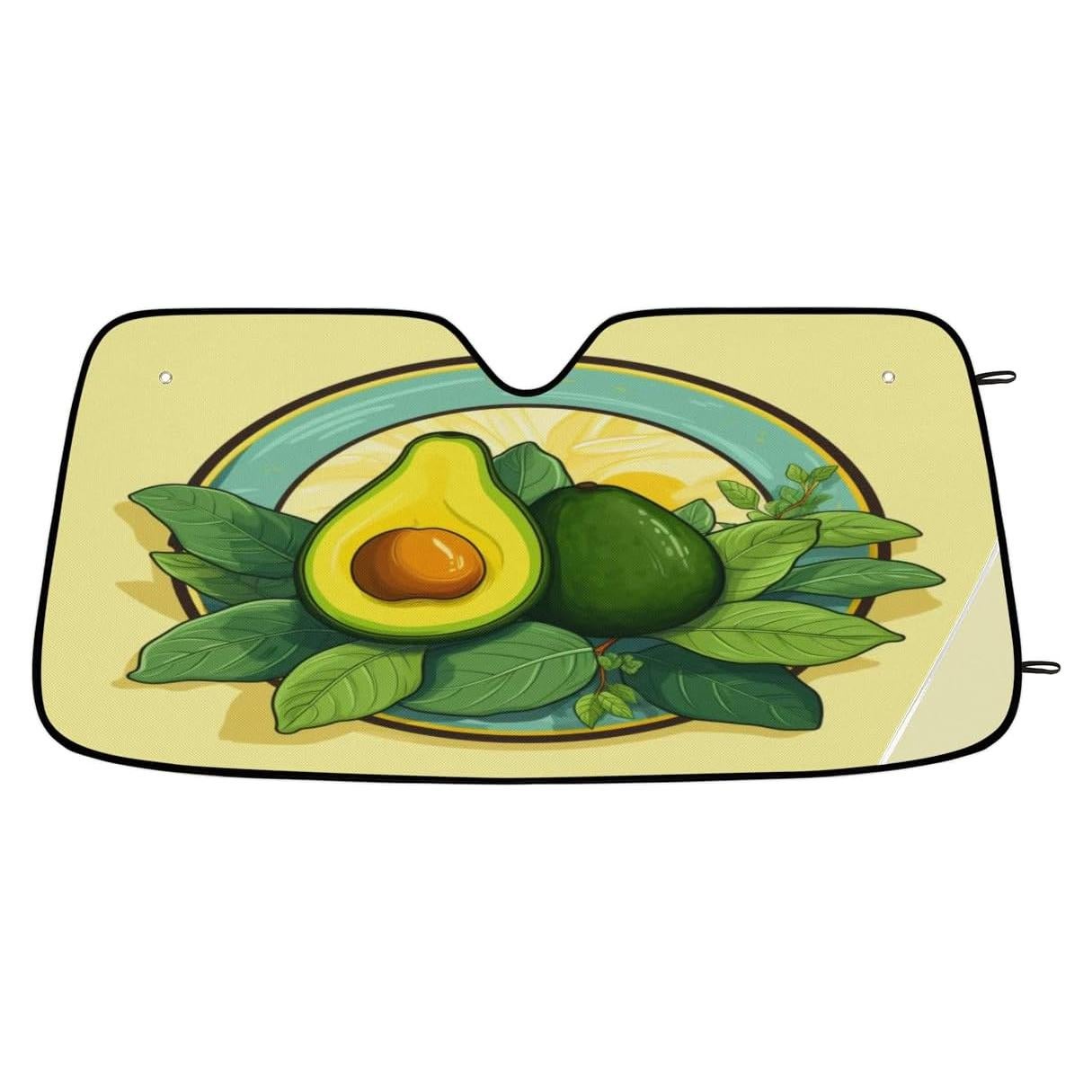 Parasol para Parabrisas LCLJJDMBM Aguacate 139.7x69.9cm UV