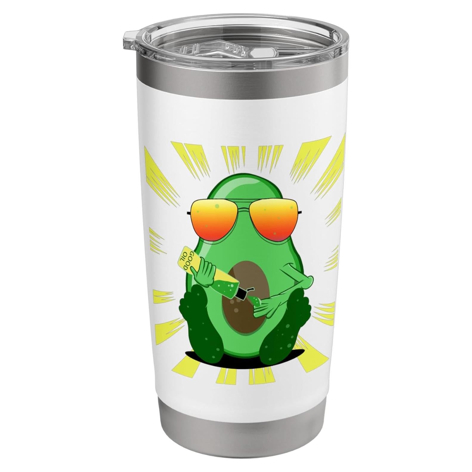 Taza Aislada de Acero Inoxidable Mailboxdisco 591 ml Blanca