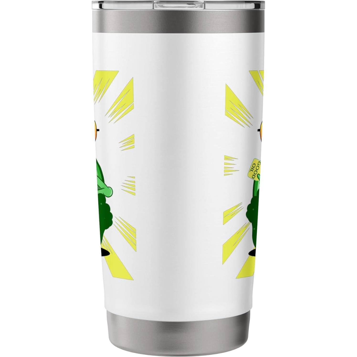 Taza Aislada de Acero Inoxidable Mailboxdisco 591 ml Blanca