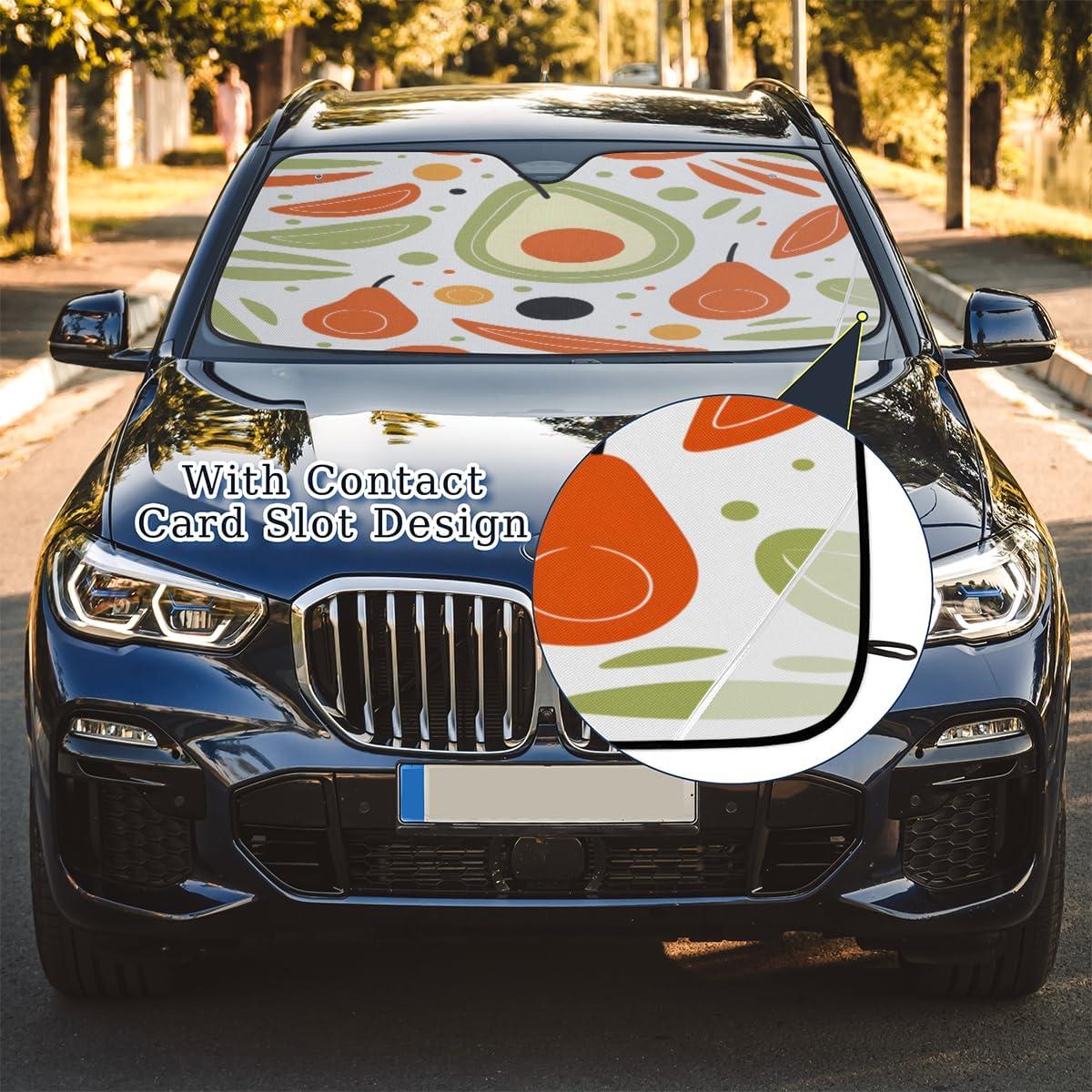 Sombrilla de Coche Plegable LCLJJDMBM 139.7x69.9cm Protección UV