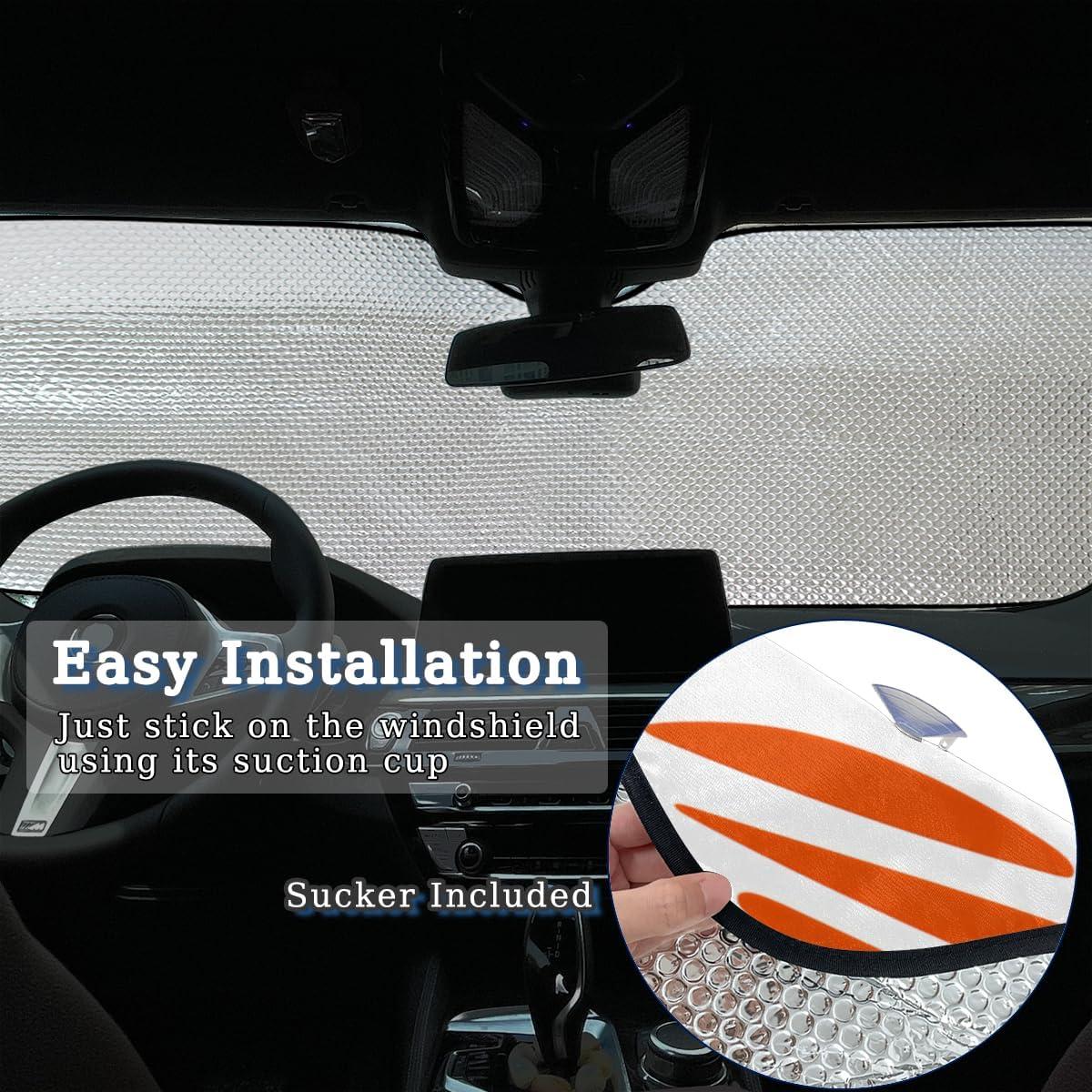 Sombrilla de Coche Plegable LCLJJDMBM 139.7x69.9cm Protección UV