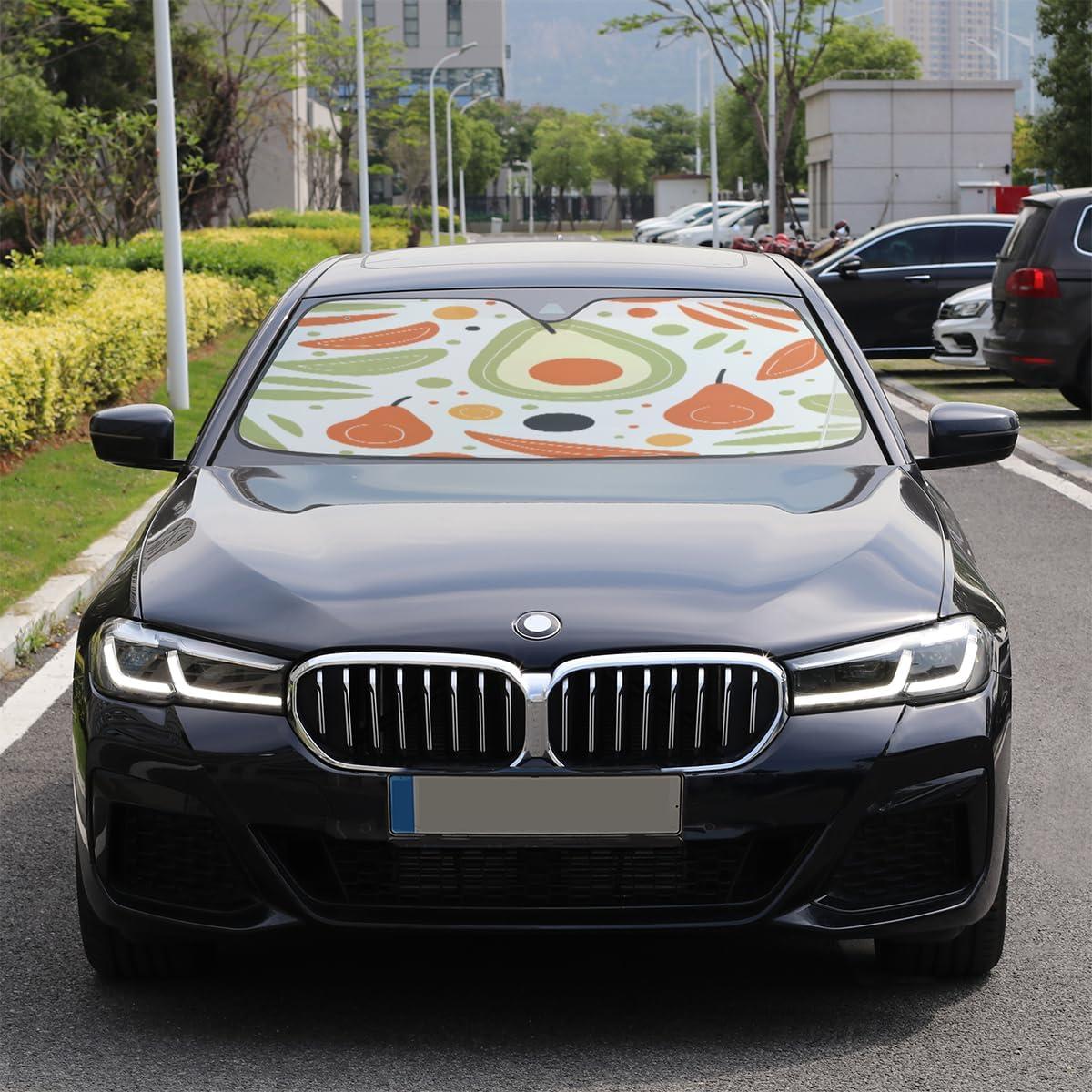 Sombrilla de Coche Plegable LCLJJDMBM 139.7x69.9cm Protección UV