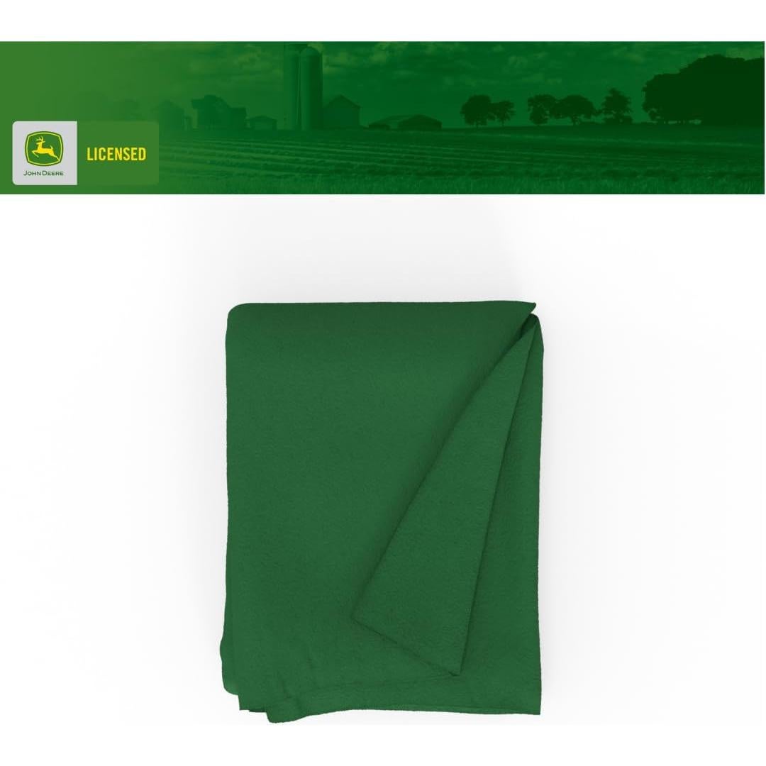 Manta John Deere Franco 116x152 cm Suave y Acogedora
