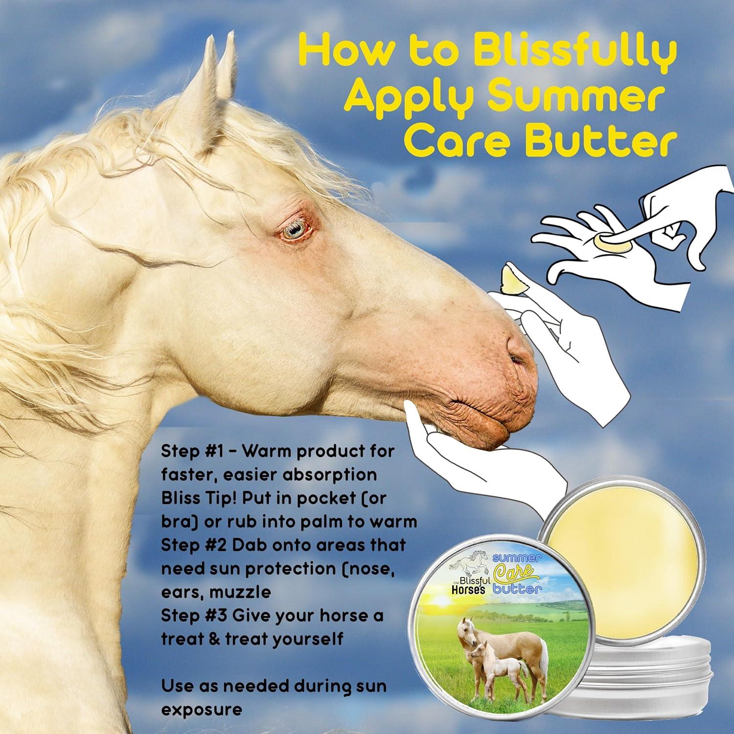 Mantequilla Solar Blissful para Caballos 56.7 g - Protector Solar Natural