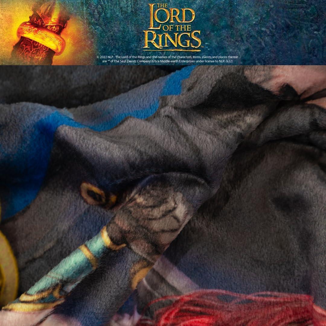 Manta Franco El Señor de los Anillos 116x152 cm Suave