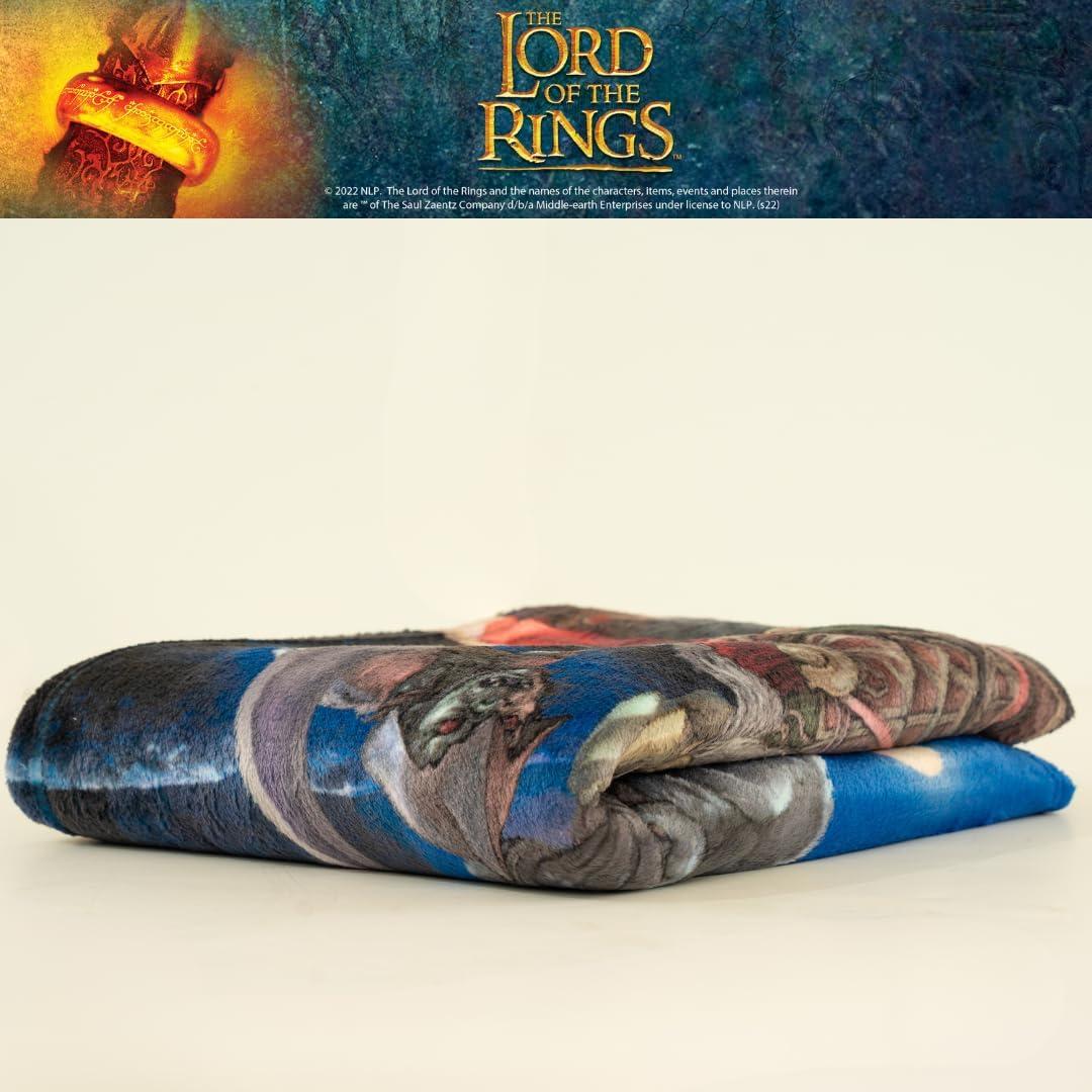 Manta Franco El Señor de los Anillos 116x152 cm Suave