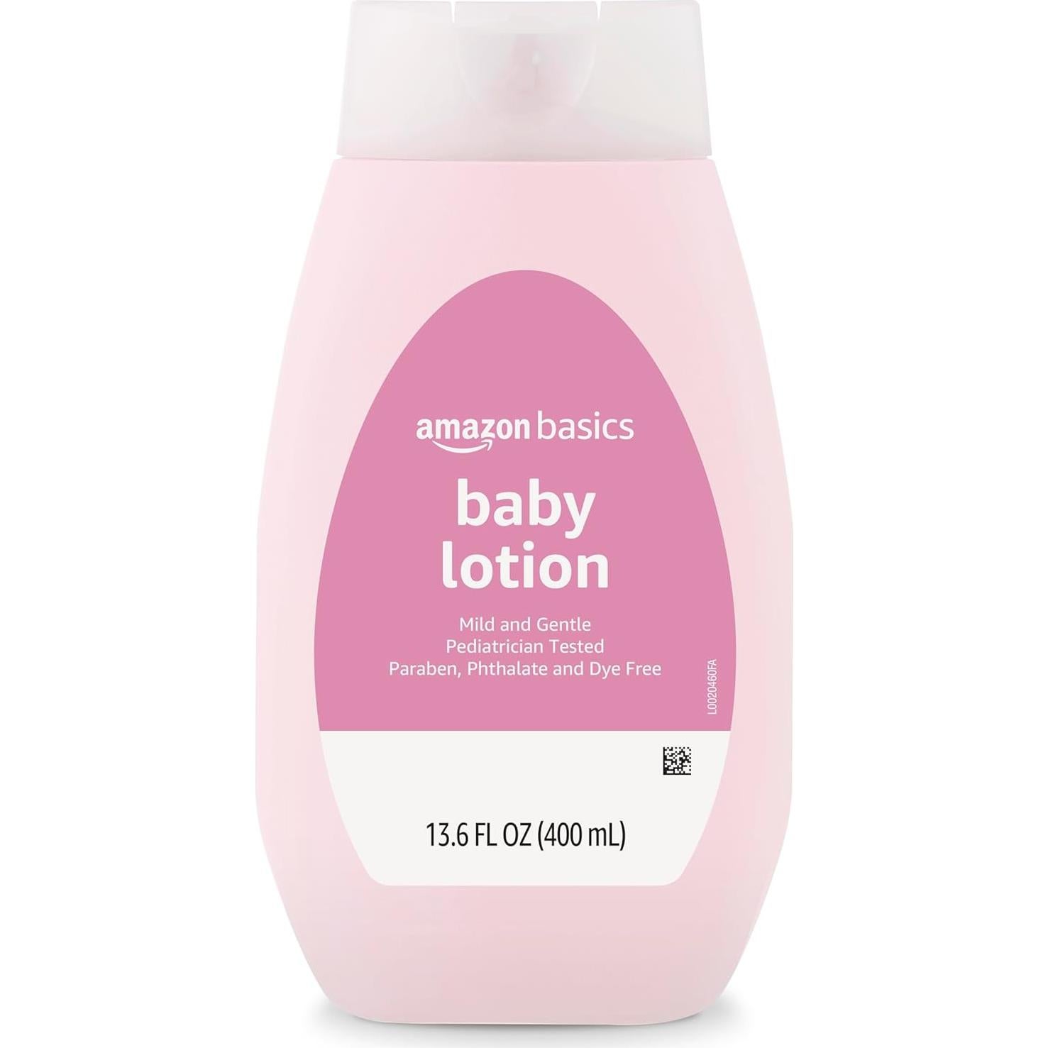 Loción Hidratante Hipoalergénica para Bebés Amazon Basics 4x400ml