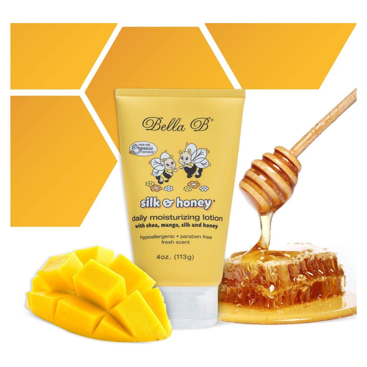 Loción Hidratante Bella B Seda y Miel 113.4 g para Mamá y Bebé
