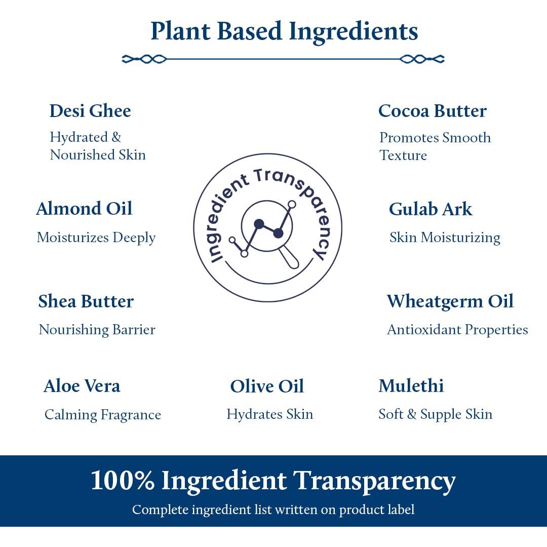 Loción Corporal para Bebés Blue Nectar con Ghee 200 ml