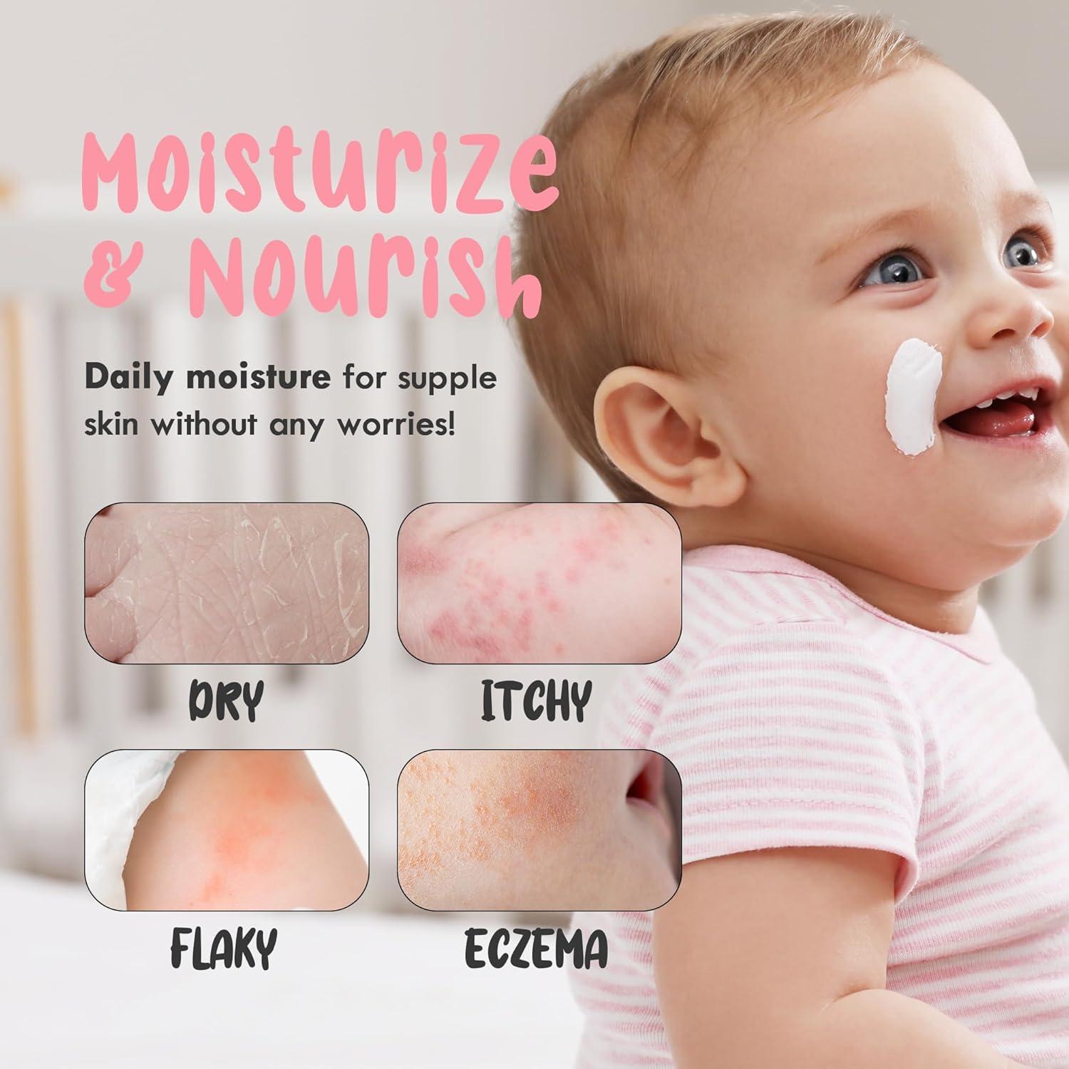 Crema Hidratante Diaria para Bebés Elleybear 39.7 ml Vegana