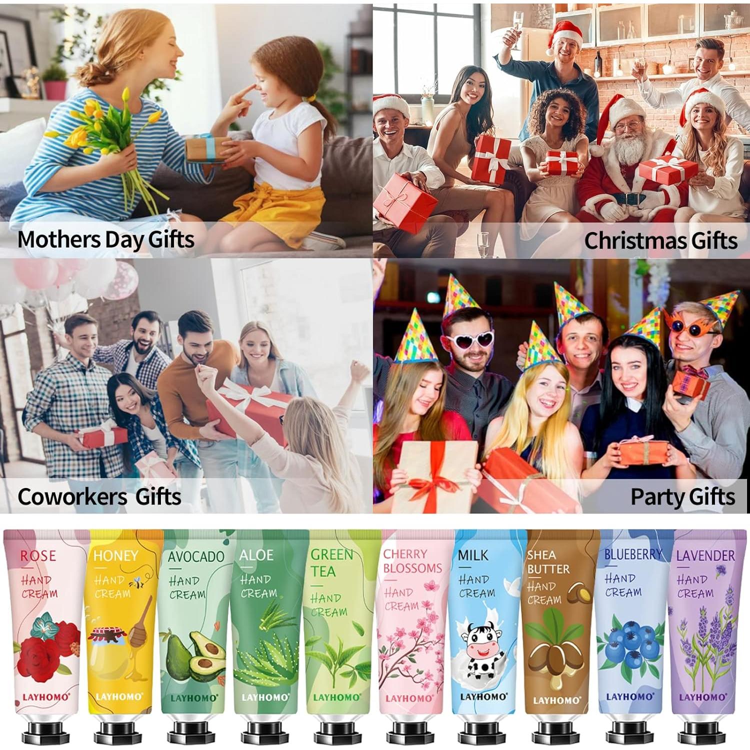 74 Pack Crema de Manos Natural para Mujeres - Regalos Especiales