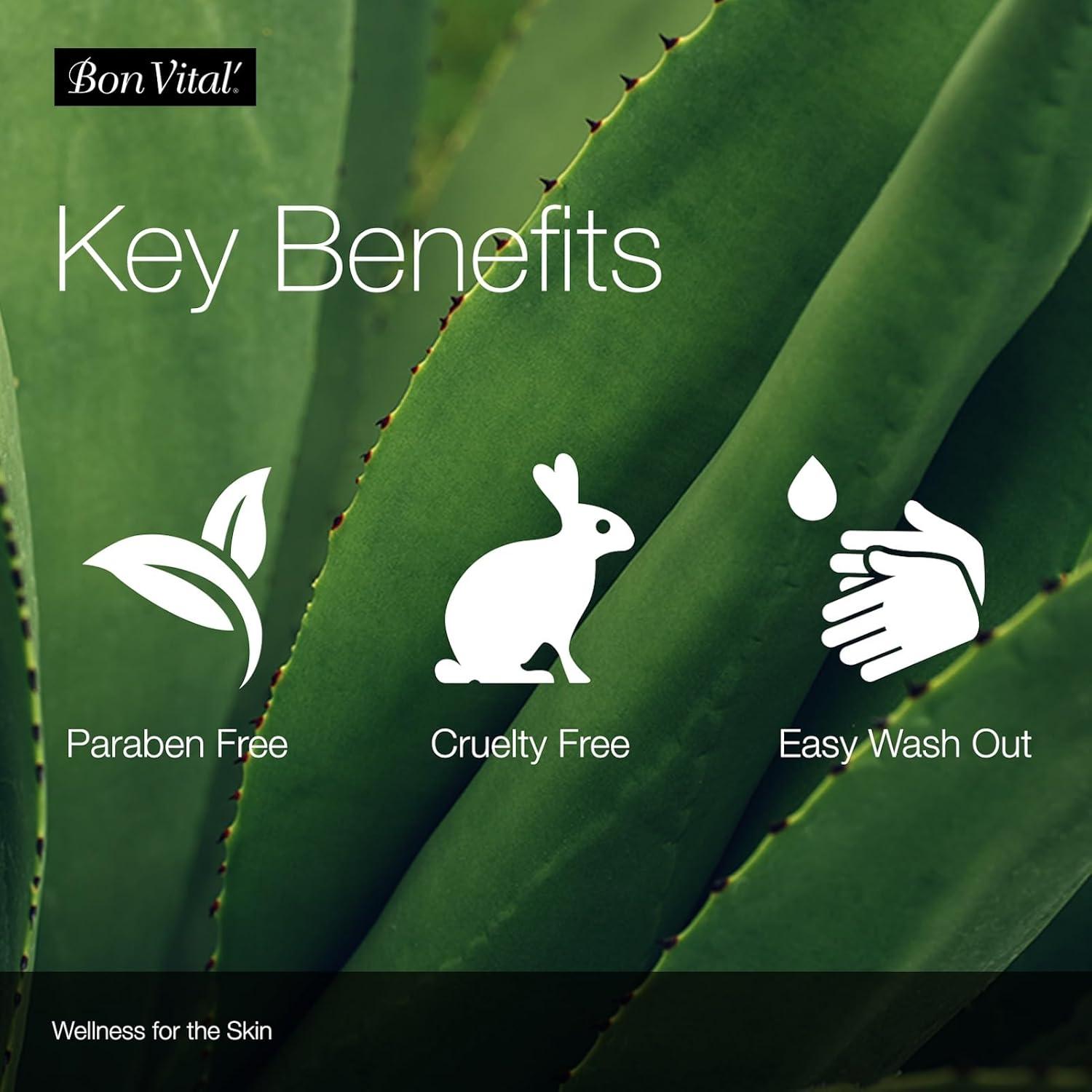 Loción de Masaje Orgánica Bon Vital 3.785 L Hidratante Natural