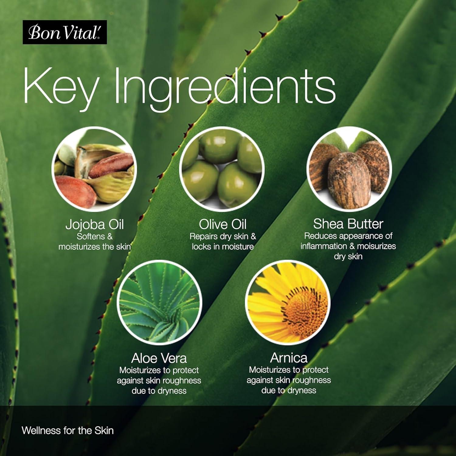 Loción de Masaje Orgánica Bon Vital 3.785 L Hidratante Natural