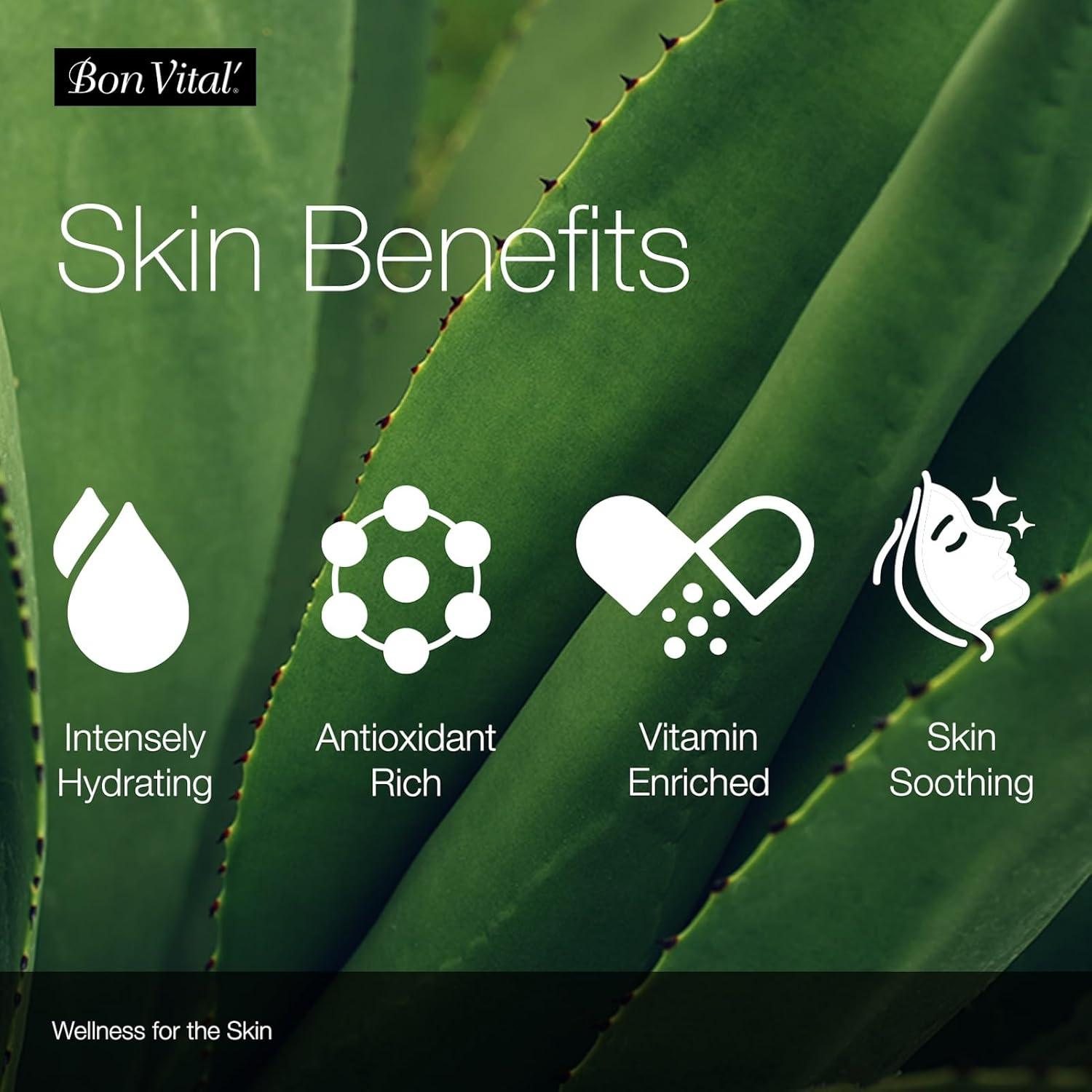 Loción de Masaje Orgánica Bon Vital 3.785 L Hidratante Natural