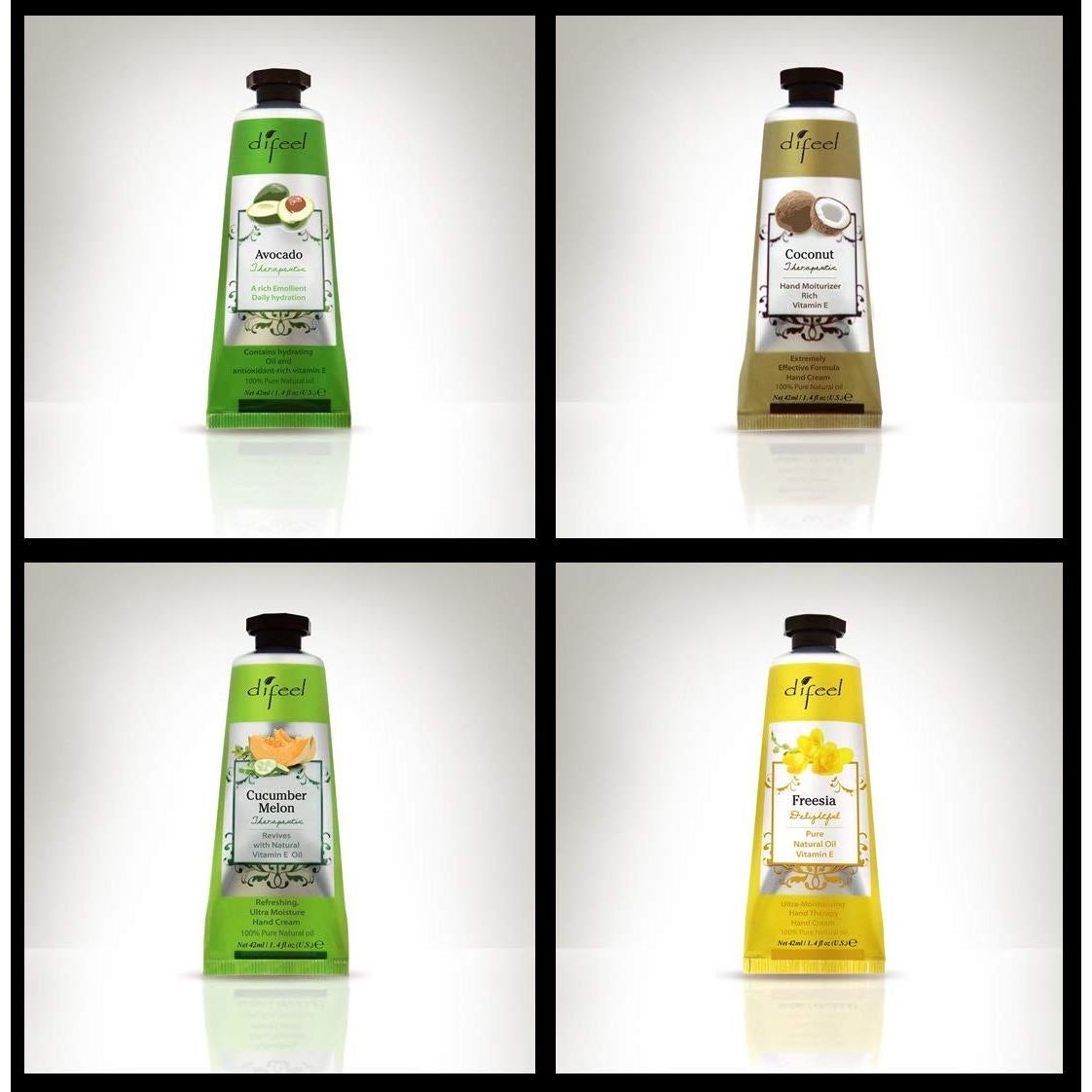 Crema de Manos de Lujo Difeel 40g - Paquete de 12 Piezas