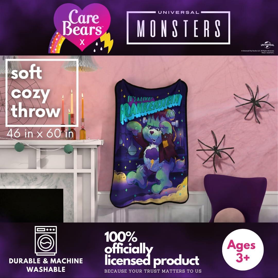 Manta Care Bears x Monsters Franco 116x152 cm Suave