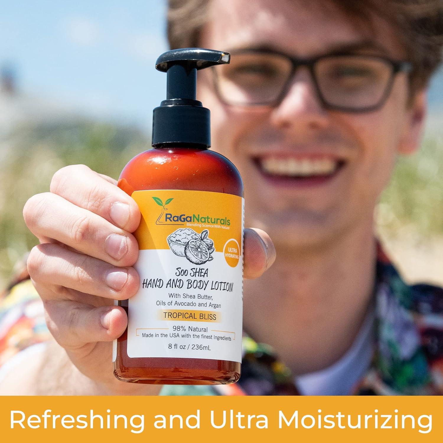 Crema Corporal Hidratante RaGaNaturals Tropical Bliss 236 ml