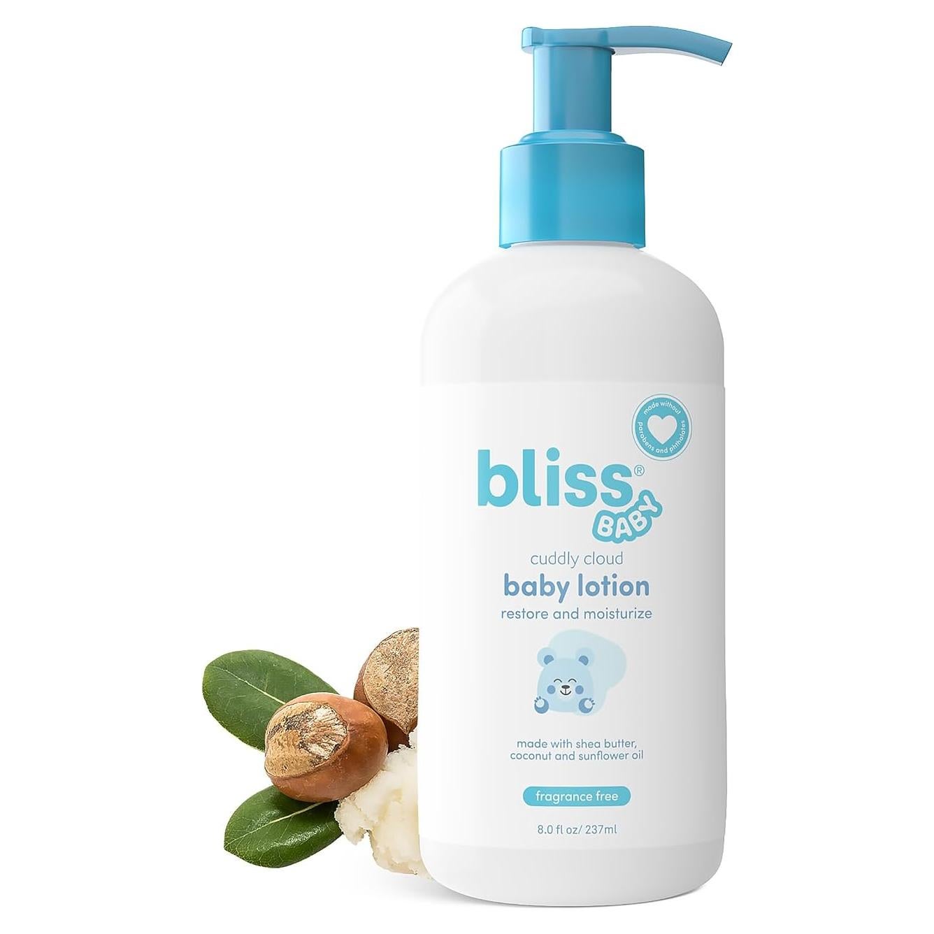 Loción Hidratante Bliss 236.6 ml - Sin Fragancia, Vegana