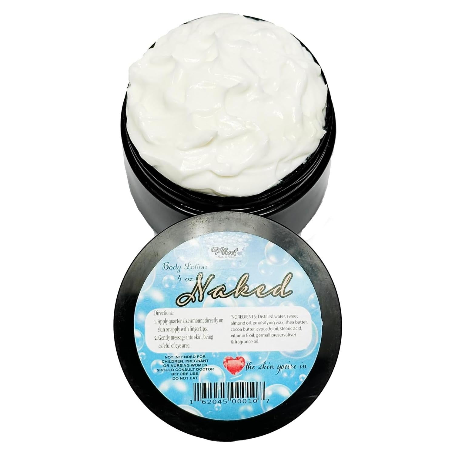 Loción Corporal Hidratante Naked 113g Manteca de Karité y Cacao