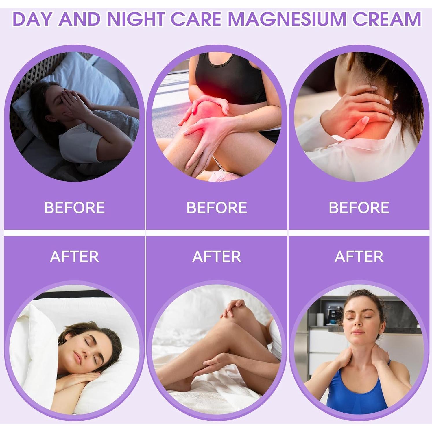 Crema de Magnesio CHIALING 113.4 g - Alivio Muscular y Relajante