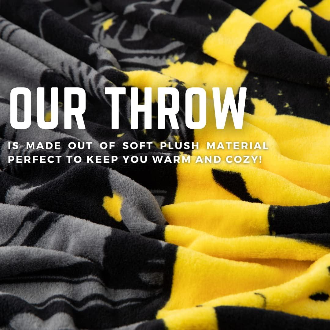 Throw de Batman Franco Collectibles 116x152 cm Micro Raschel