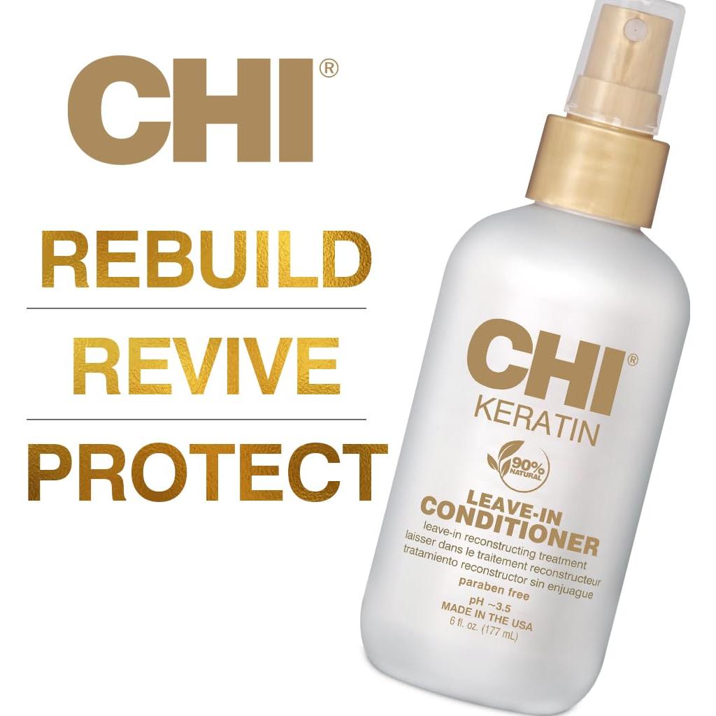 Acondicionador sin enjuague CHI Keratin 170 ml - Hidratante y Reconstructivo