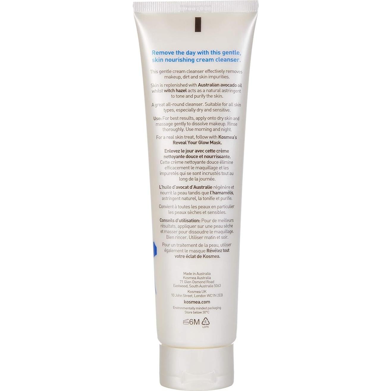 Limpiador Crema Purificante Kosmea 150 ml - Piel Normal/Sensible