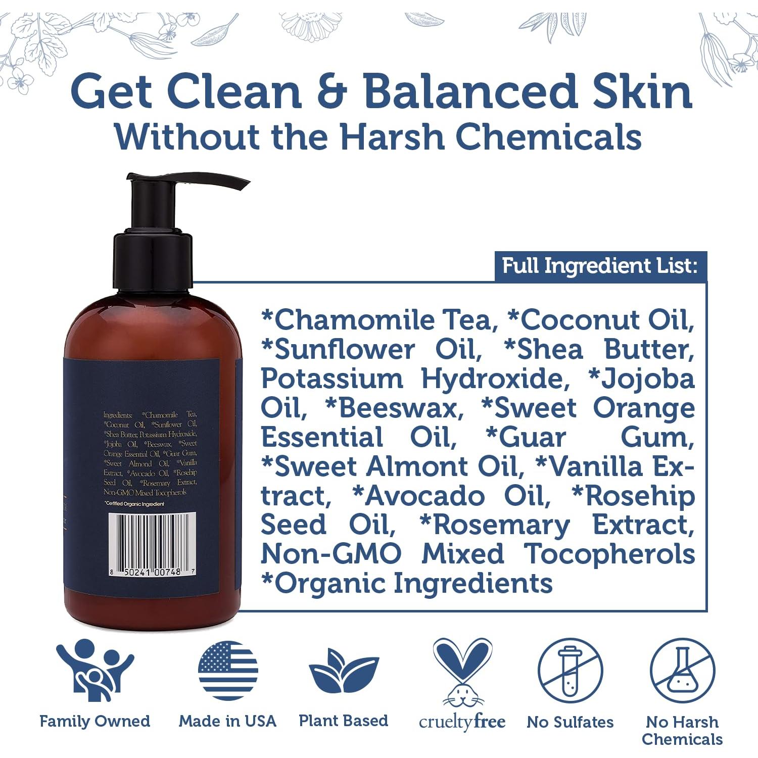 Limpiador Facial Orgánico para Hombres Era Organics 272g