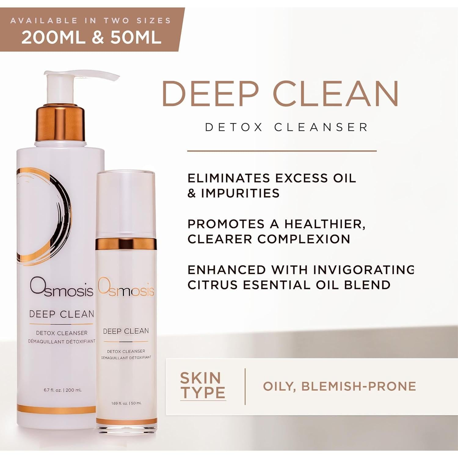 Limpiador Facial Detox Osmosis 50 ml - Jabón con Aceite de Coco