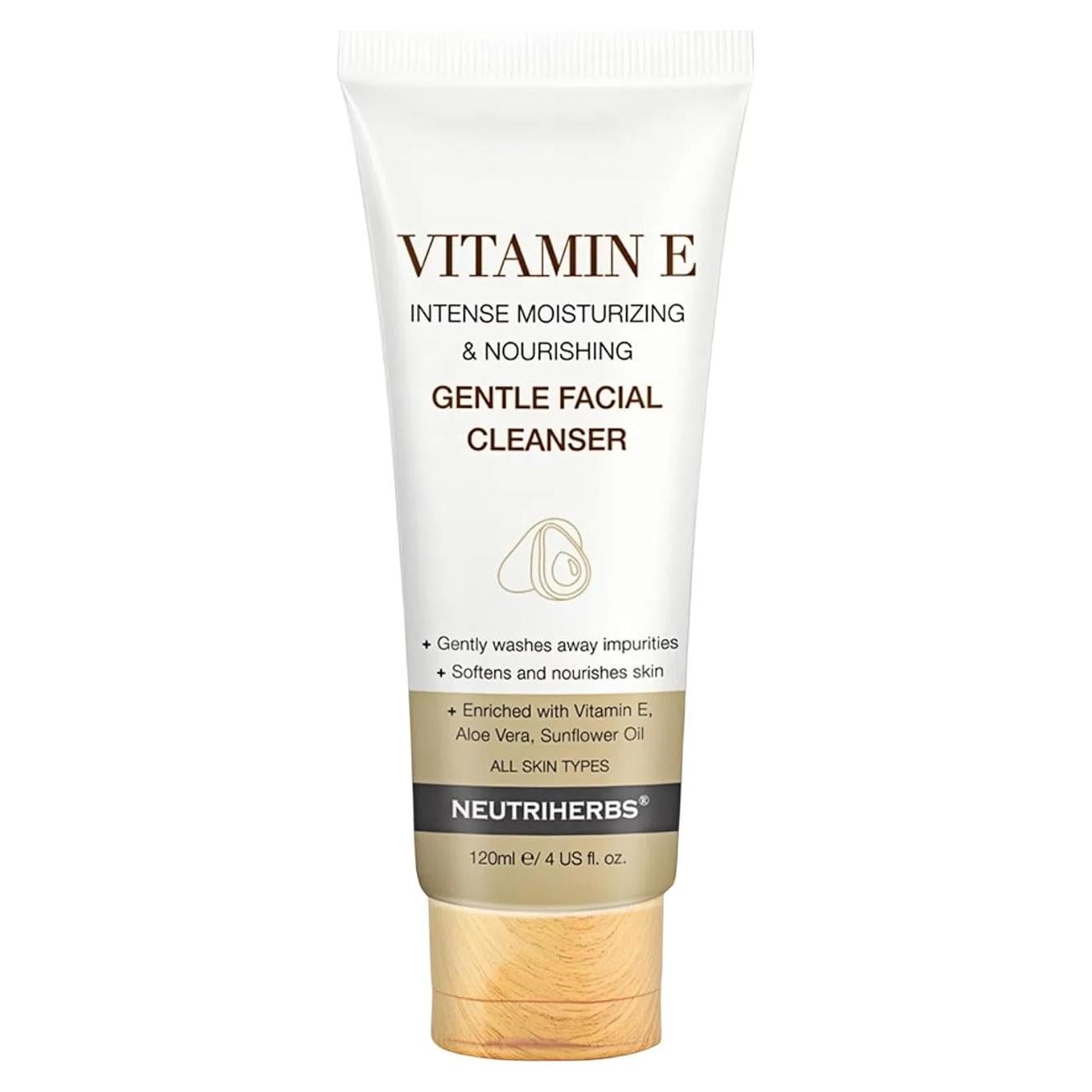 Limpiador Facial Neutriherbs Vitamina E 130g Suave para Piel